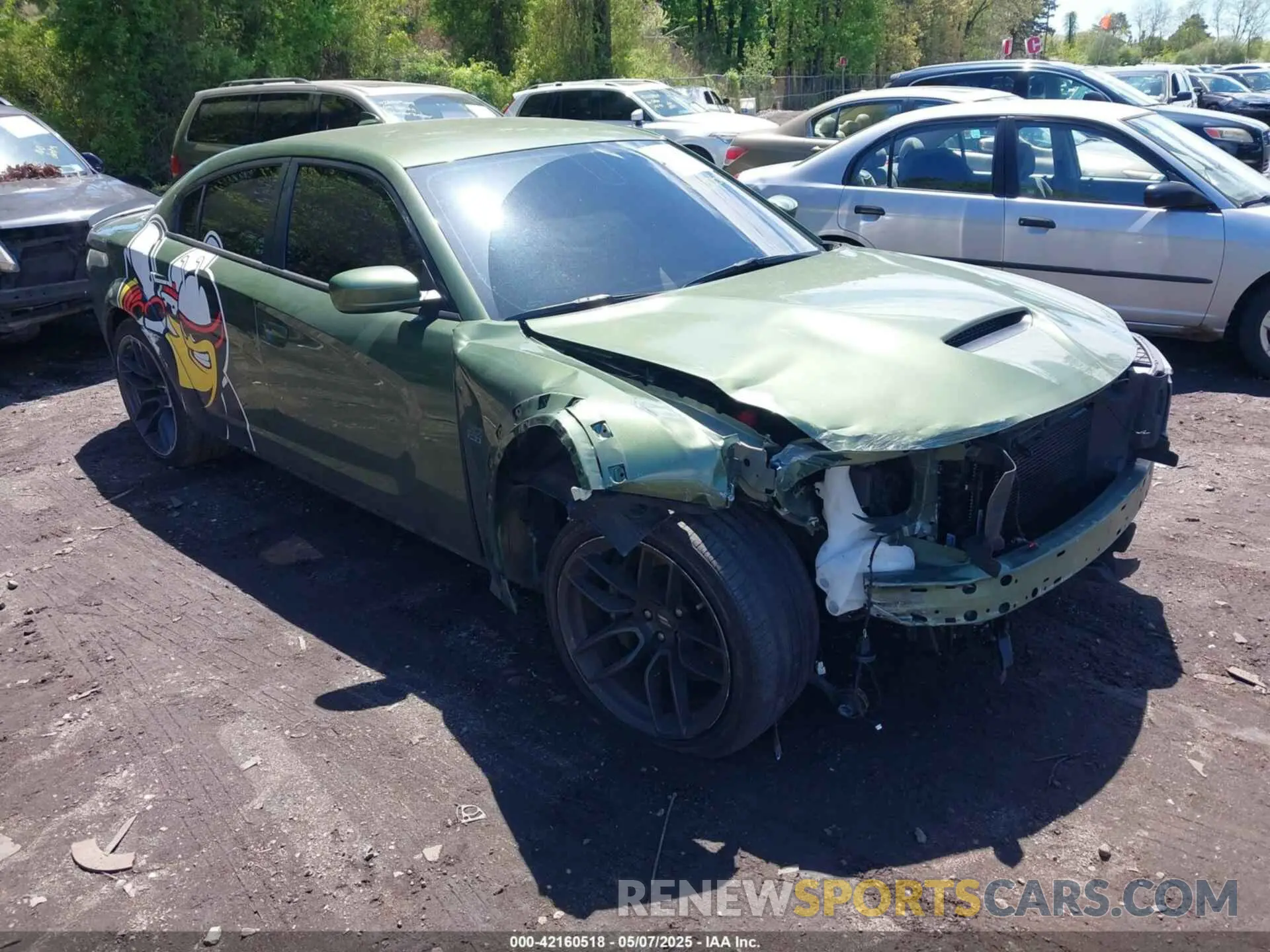 1 Photograph of a damaged car 2C3CDXGJ7NH229632 DODGE CHARGER 2022