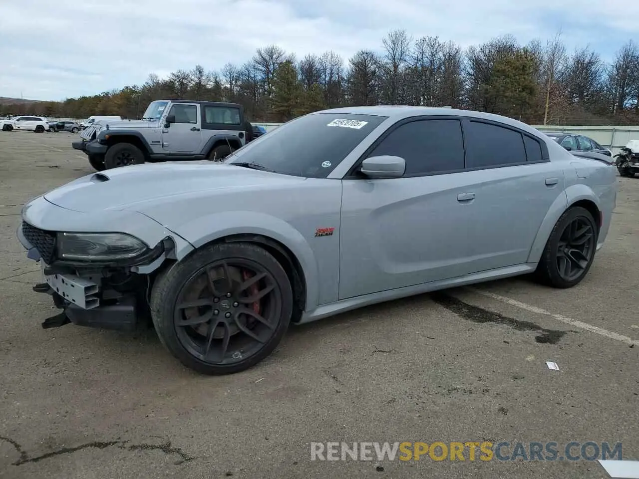 1 Photograph of a damaged car 2C3CDXGJ8NH101710 DODGE CHARGER 2022