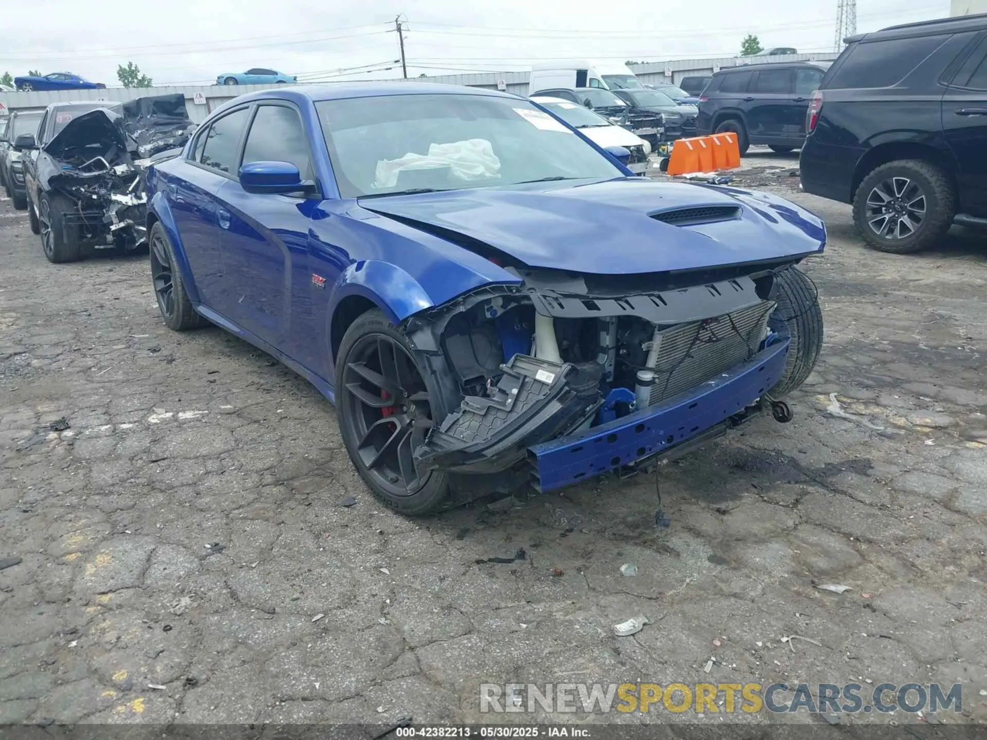 1 Photograph of a damaged car 2C3CDXGJ9NH176254 DODGE CHARGER 2022