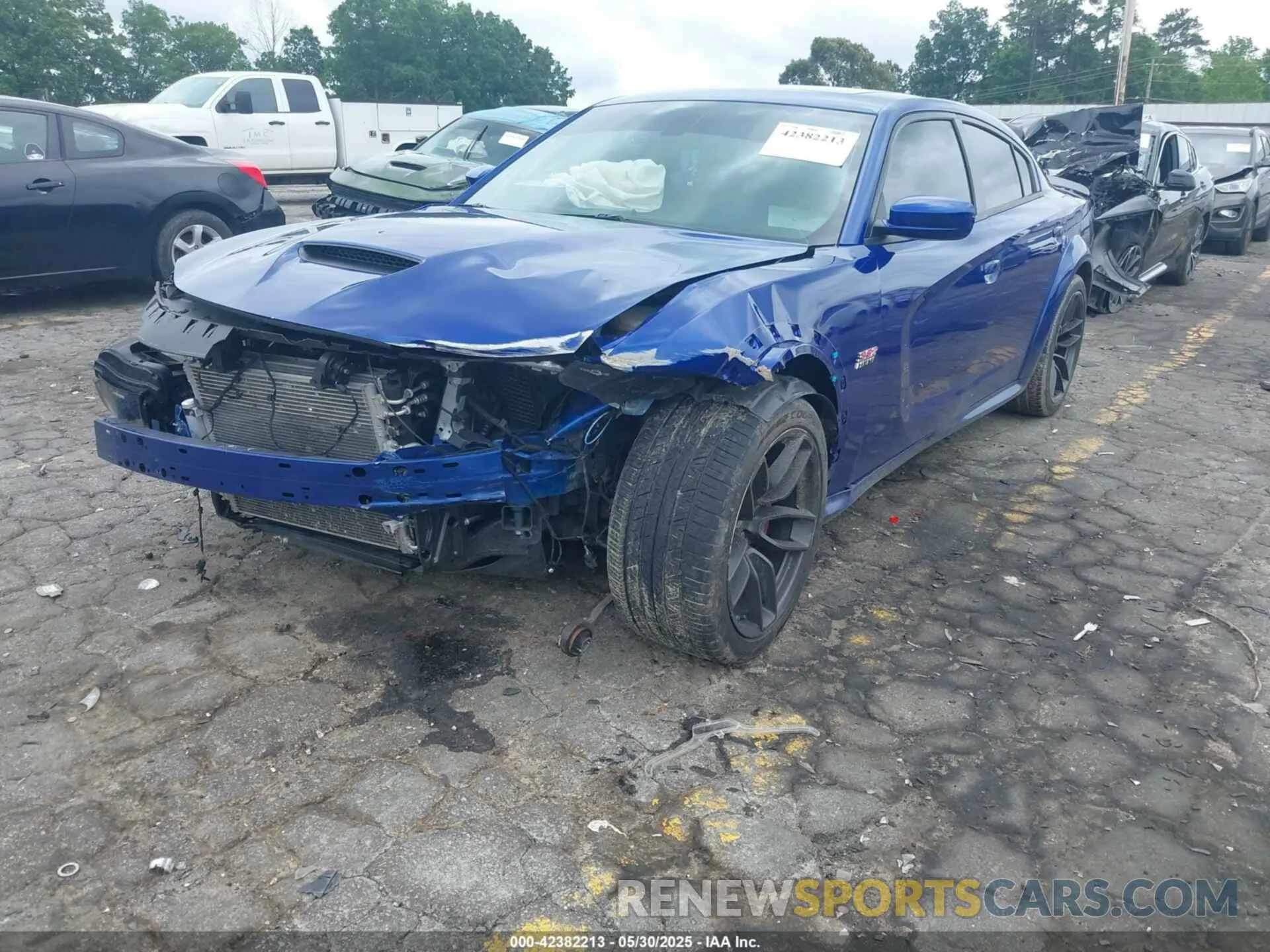 2 Photograph of a damaged car 2C3CDXGJ9NH176254 DODGE CHARGER 2022