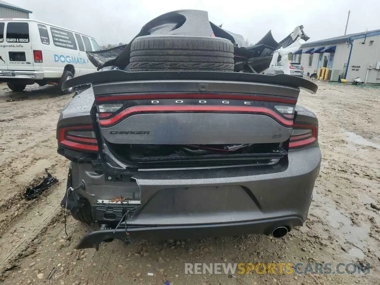6 Photograph of a damaged car 2C3CDXGJXNH130576 DODGE CHARGER 2022