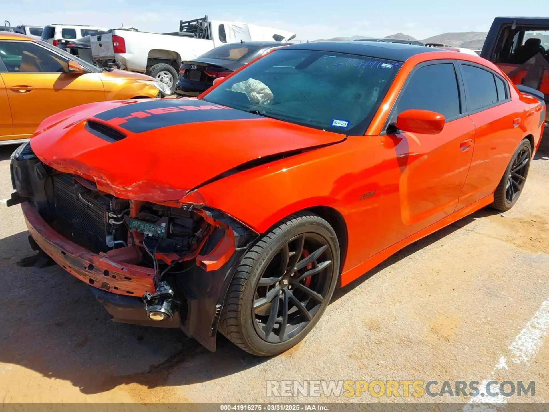 2 Photograph of a damaged car 2C3CDXGJXNH237188 DODGE CHARGER 2022