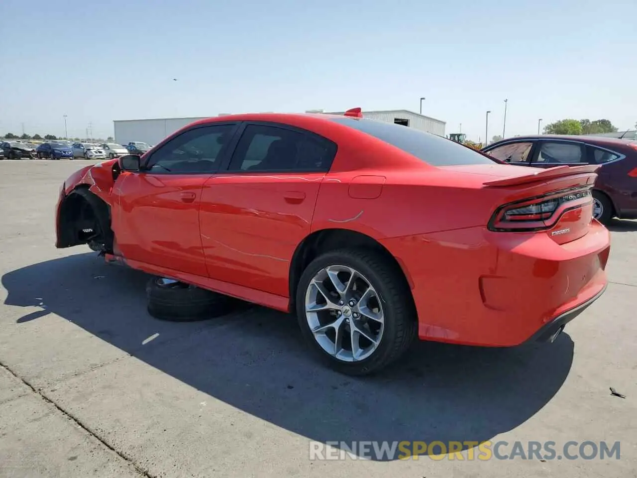 2 Photograph of a damaged car 2C3CDXHG0NH110999 DODGE CHARGER 2022