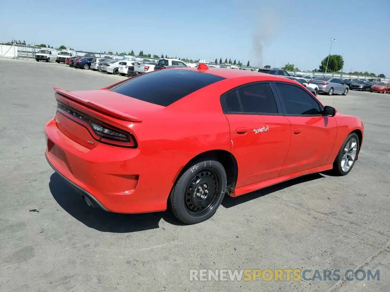 3 Photograph of a damaged car 2C3CDXHG0NH110999 DODGE CHARGER 2022