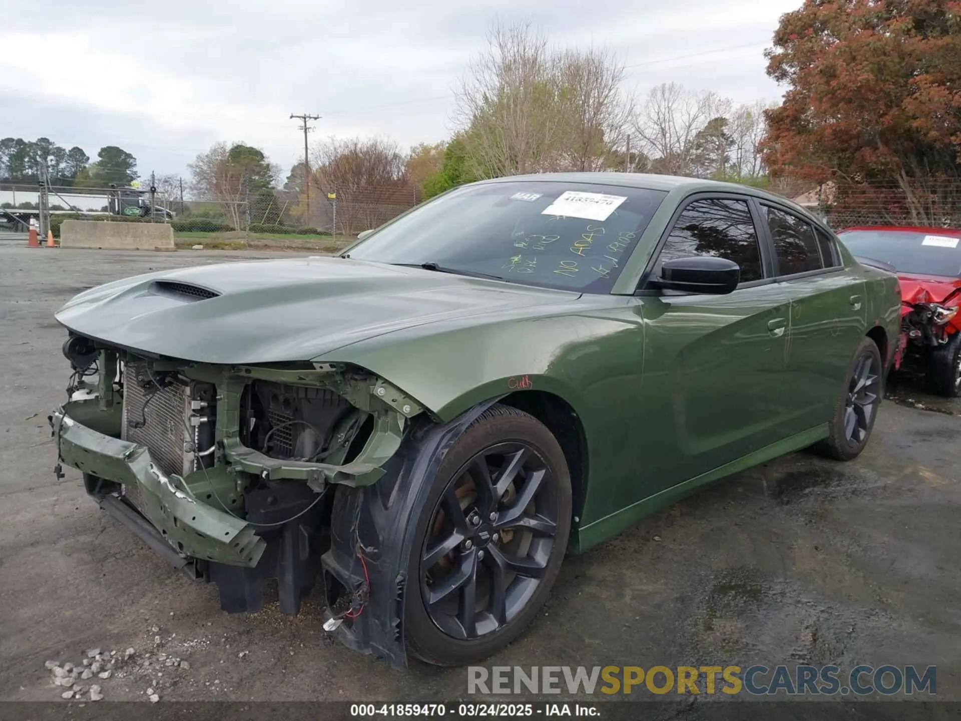 2 Photograph of a damaged car 2C3CDXHG0NH149902 DODGE CHARGER 2022
