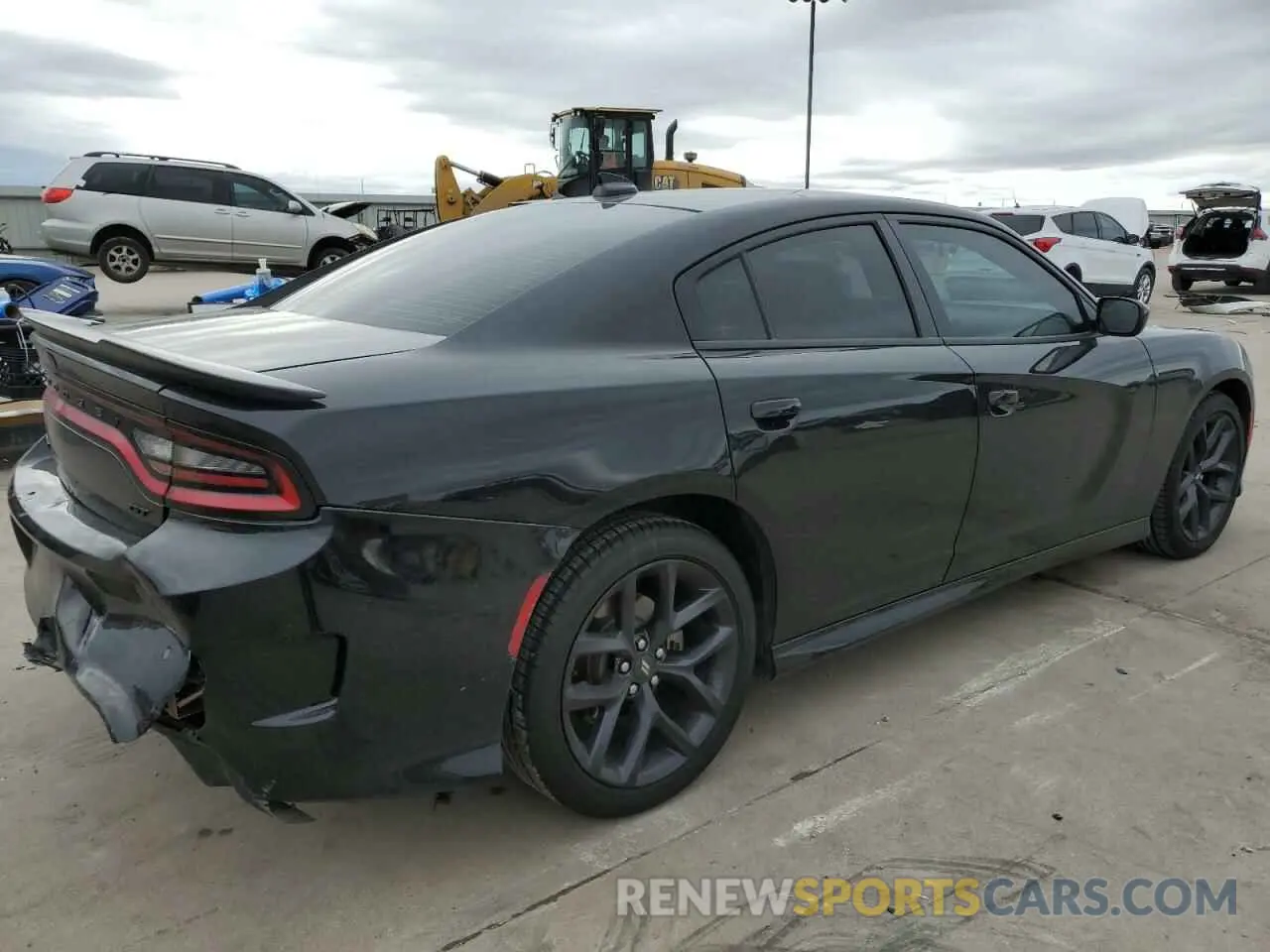 3 Photograph of a damaged car 2C3CDXHG0NH244587 DODGE CHARGER 2022