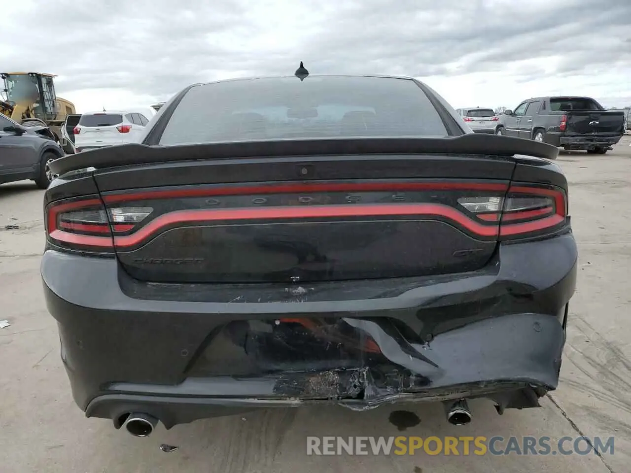 6 Photograph of a damaged car 2C3CDXHG0NH244587 DODGE CHARGER 2022