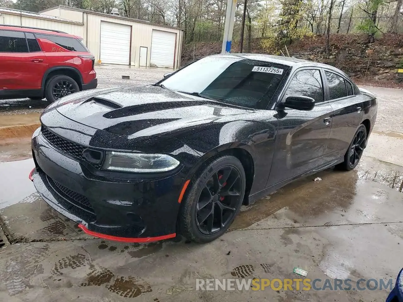 1 Photograph of a damaged car 2C3CDXHG1NH149732 DODGE CHARGER 2022