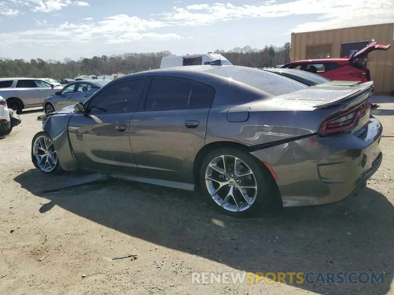 2 Photograph of a damaged car 2C3CDXHG1NH153294 DODGE CHARGER 2022