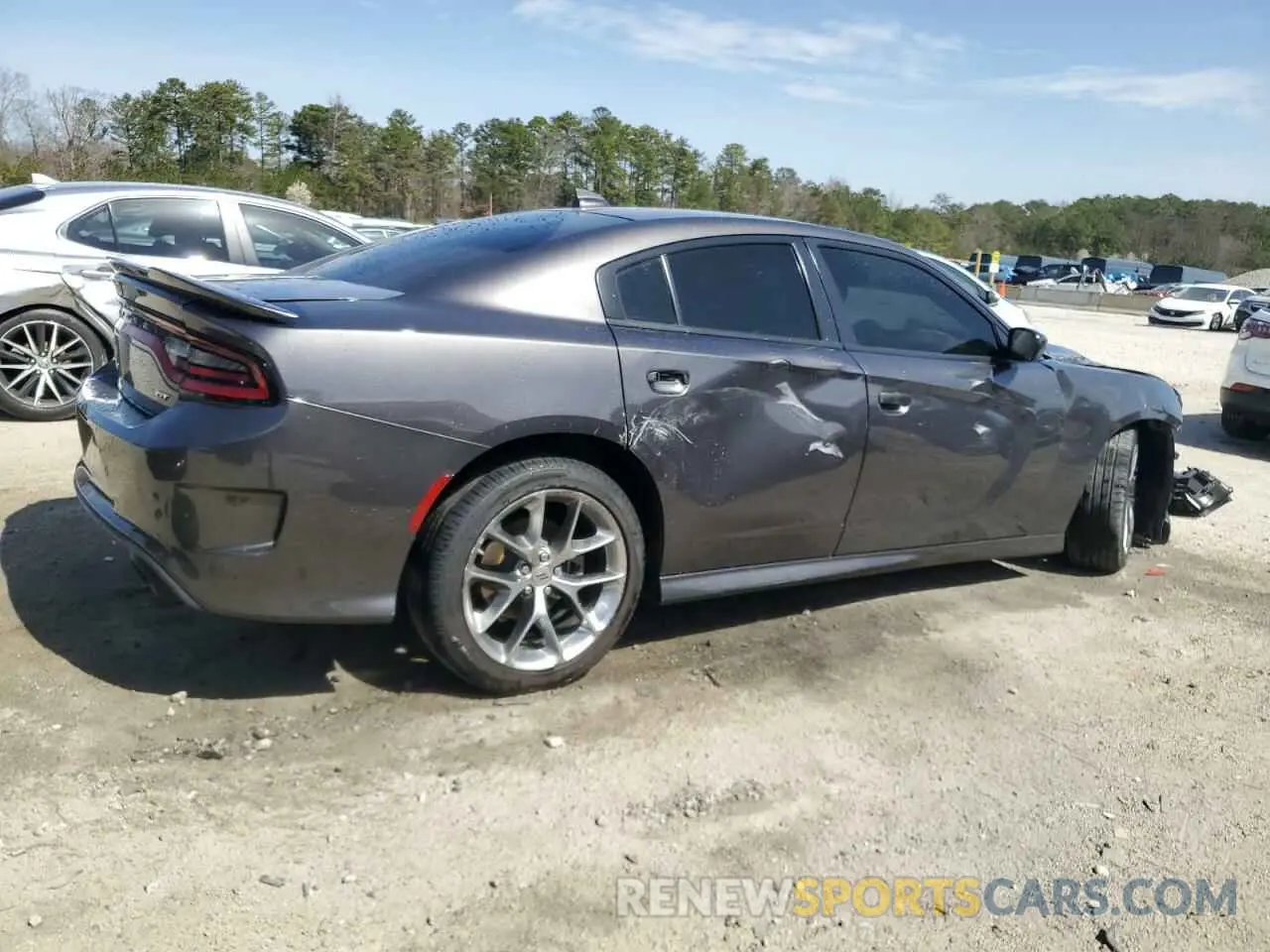 3 Photograph of a damaged car 2C3CDXHG1NH153294 DODGE CHARGER 2022