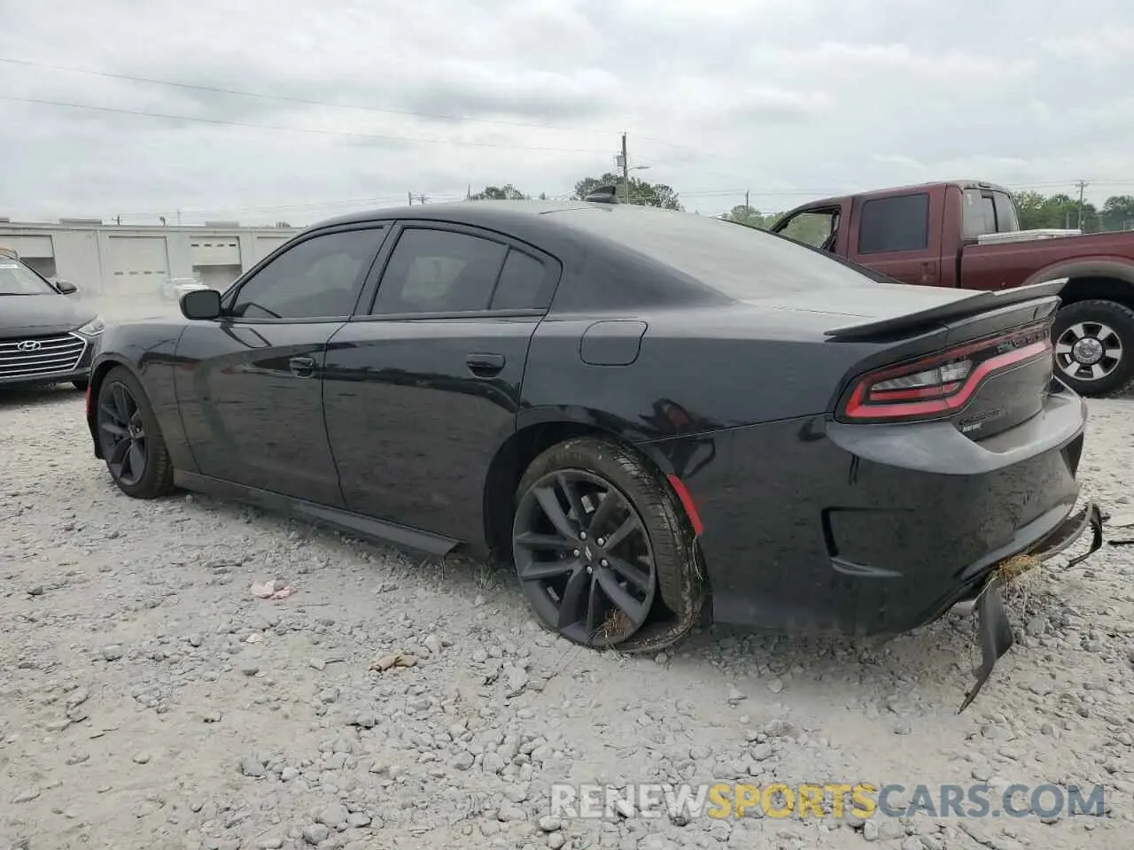 2 Photograph of a damaged car 2C3CDXHG1NH205006 DODGE CHARGER 2022