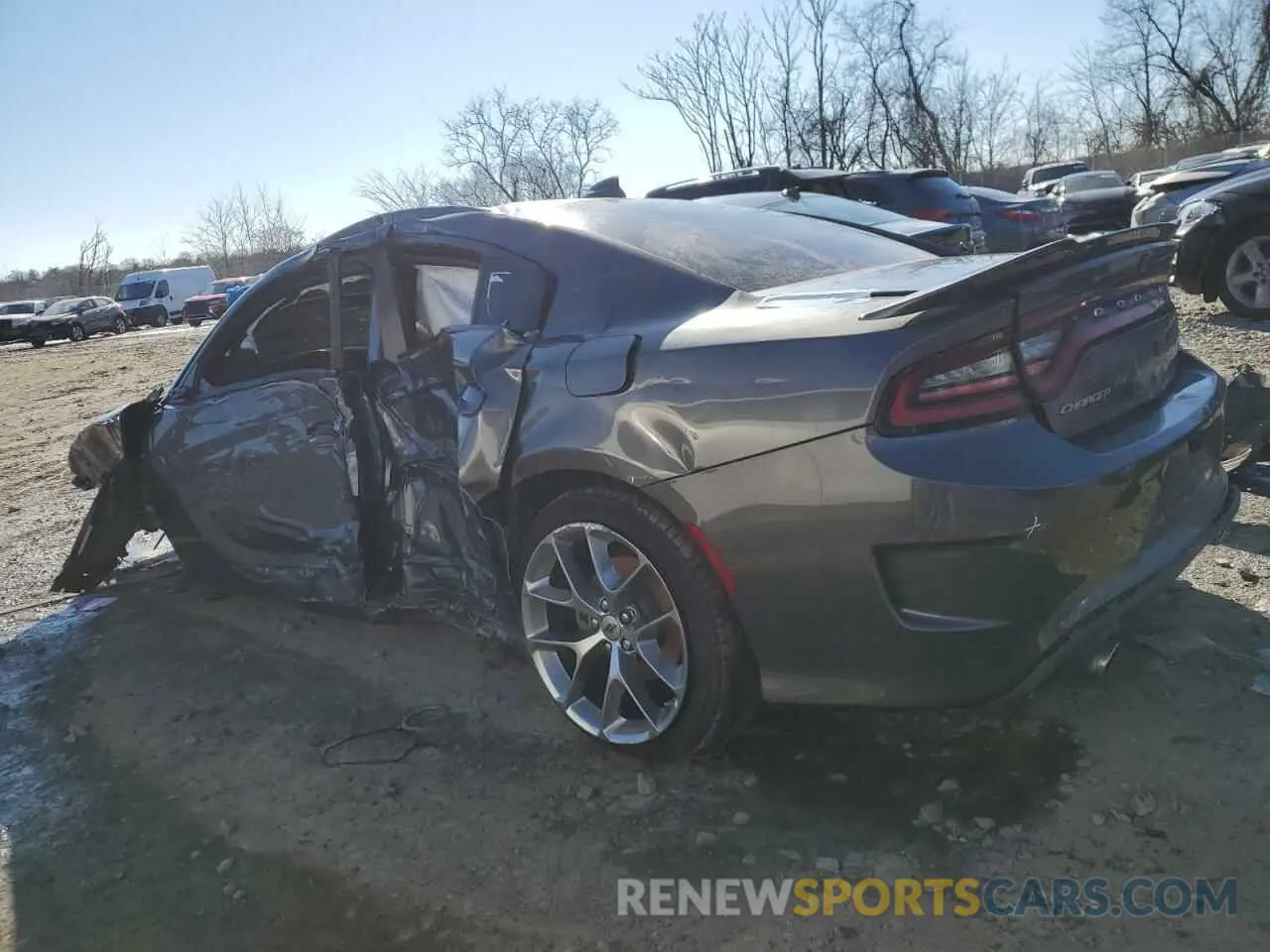 2 Photograph of a damaged car 2C3CDXHG2NH161114 DODGE CHARGER 2022
