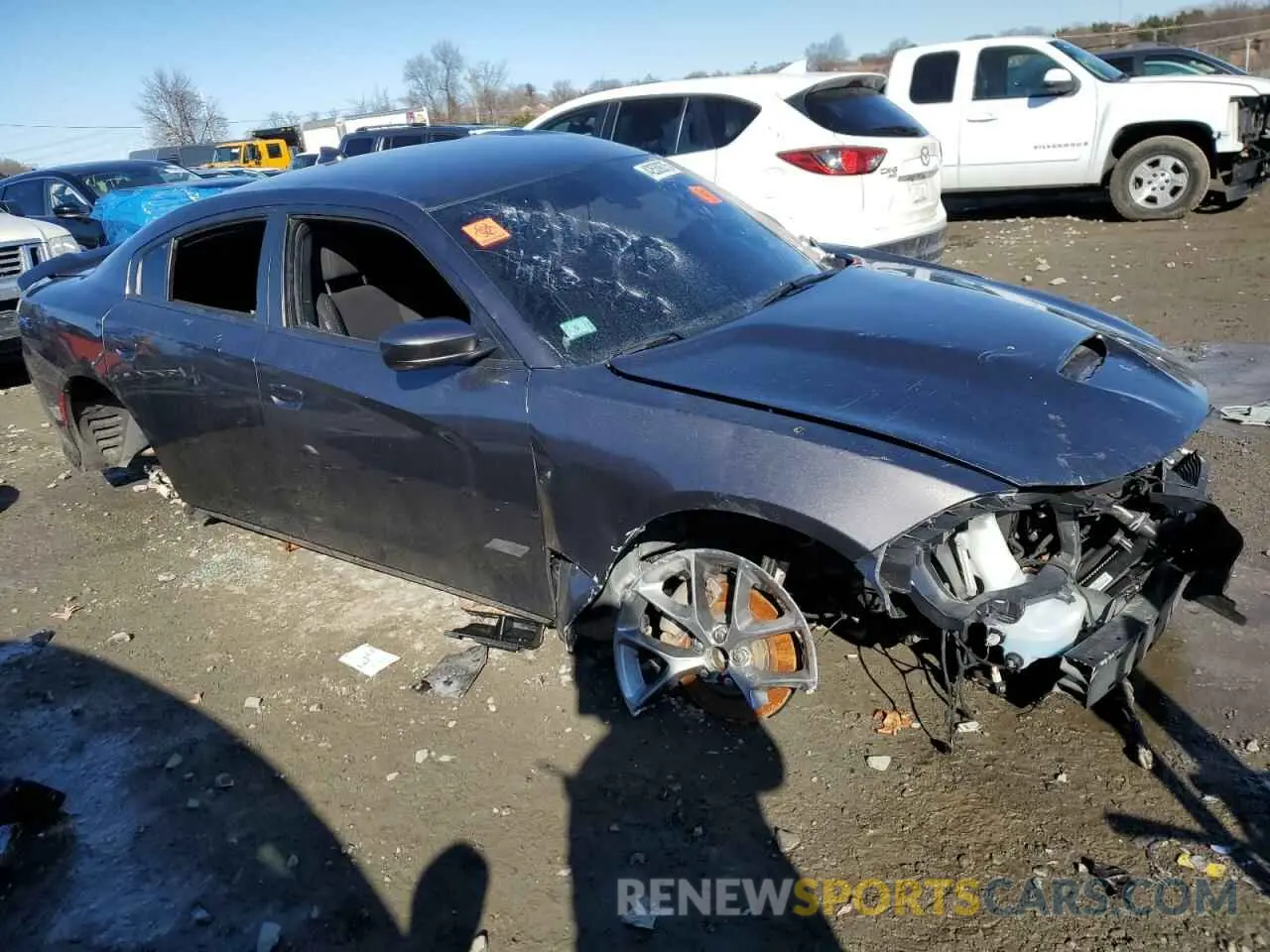 4 Photograph of a damaged car 2C3CDXHG2NH161114 DODGE CHARGER 2022
