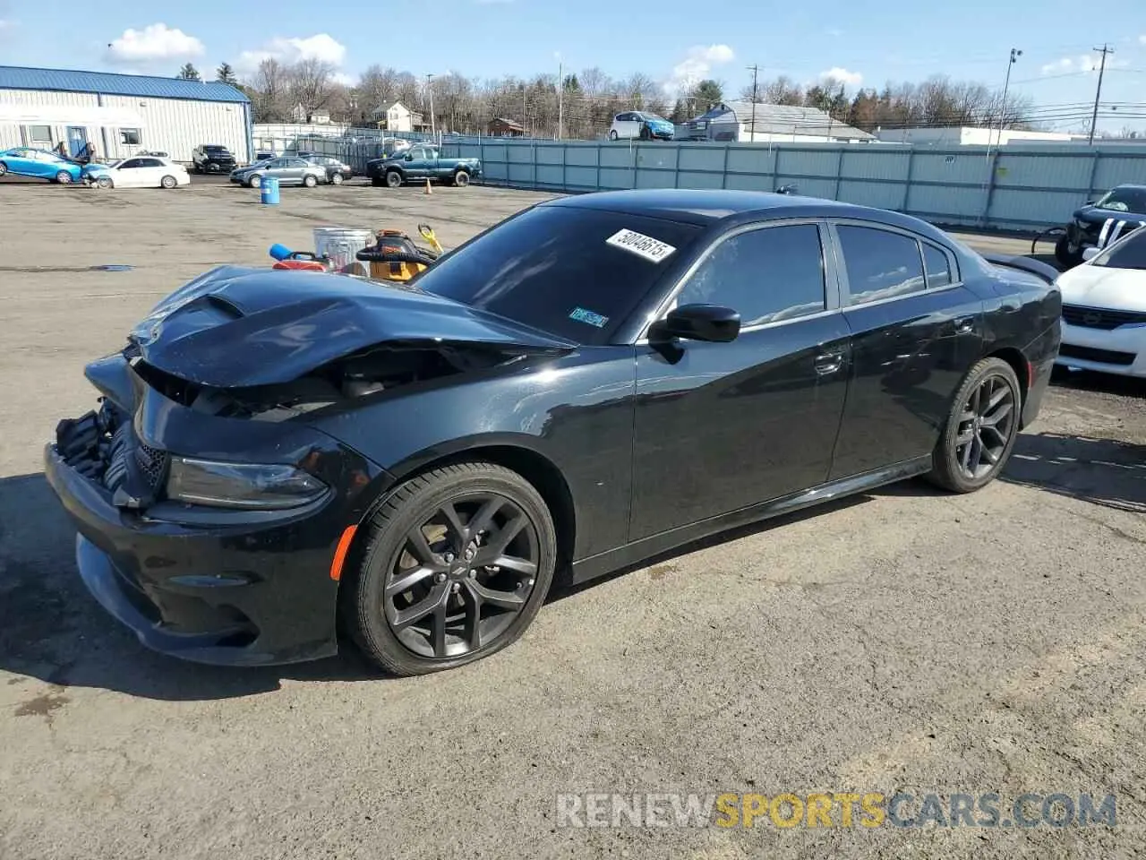 1 Photograph of a damaged car 2C3CDXHG2NH240847 DODGE CHARGER 2022