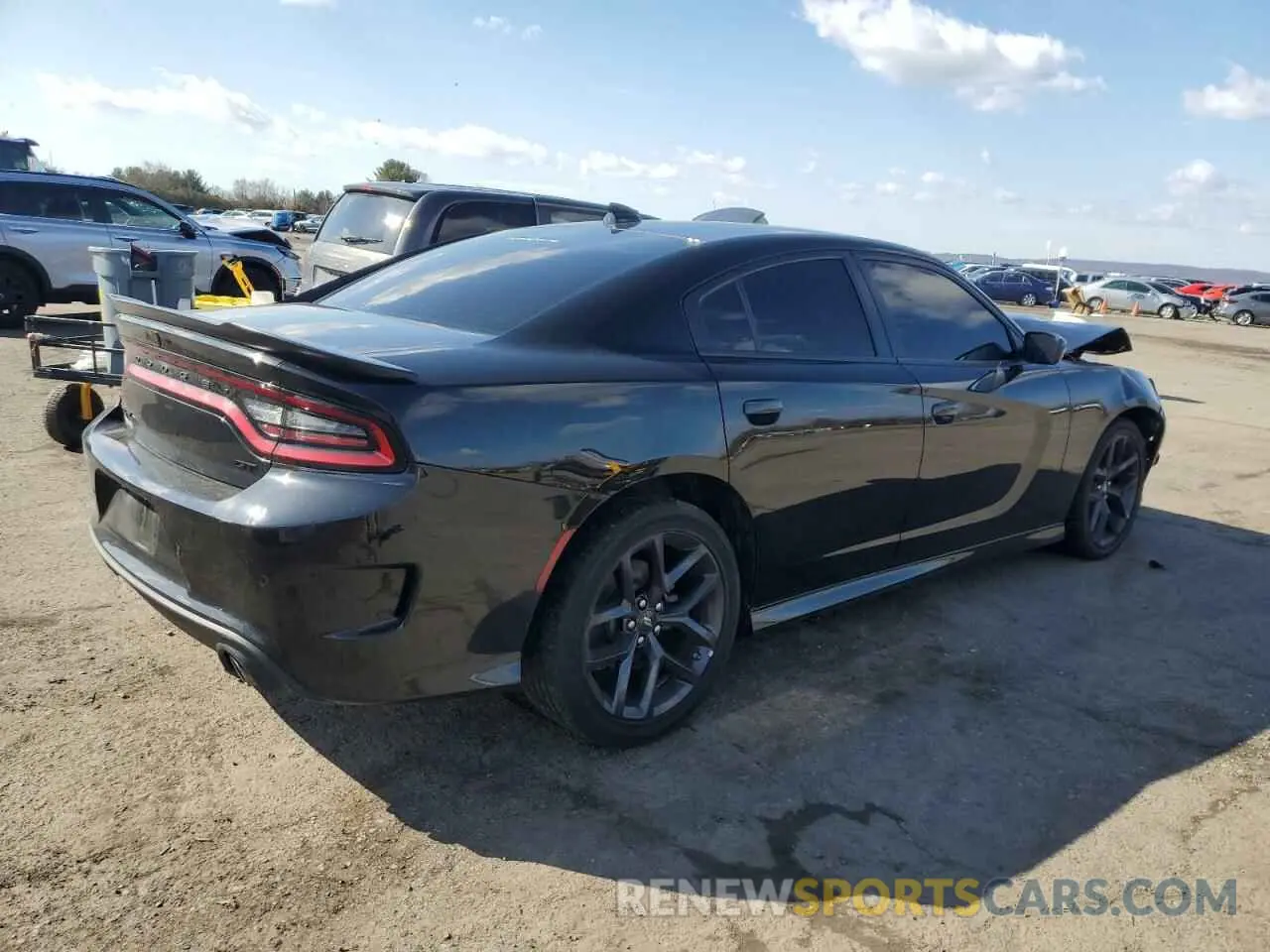 3 Photograph of a damaged car 2C3CDXHG2NH240847 DODGE CHARGER 2022