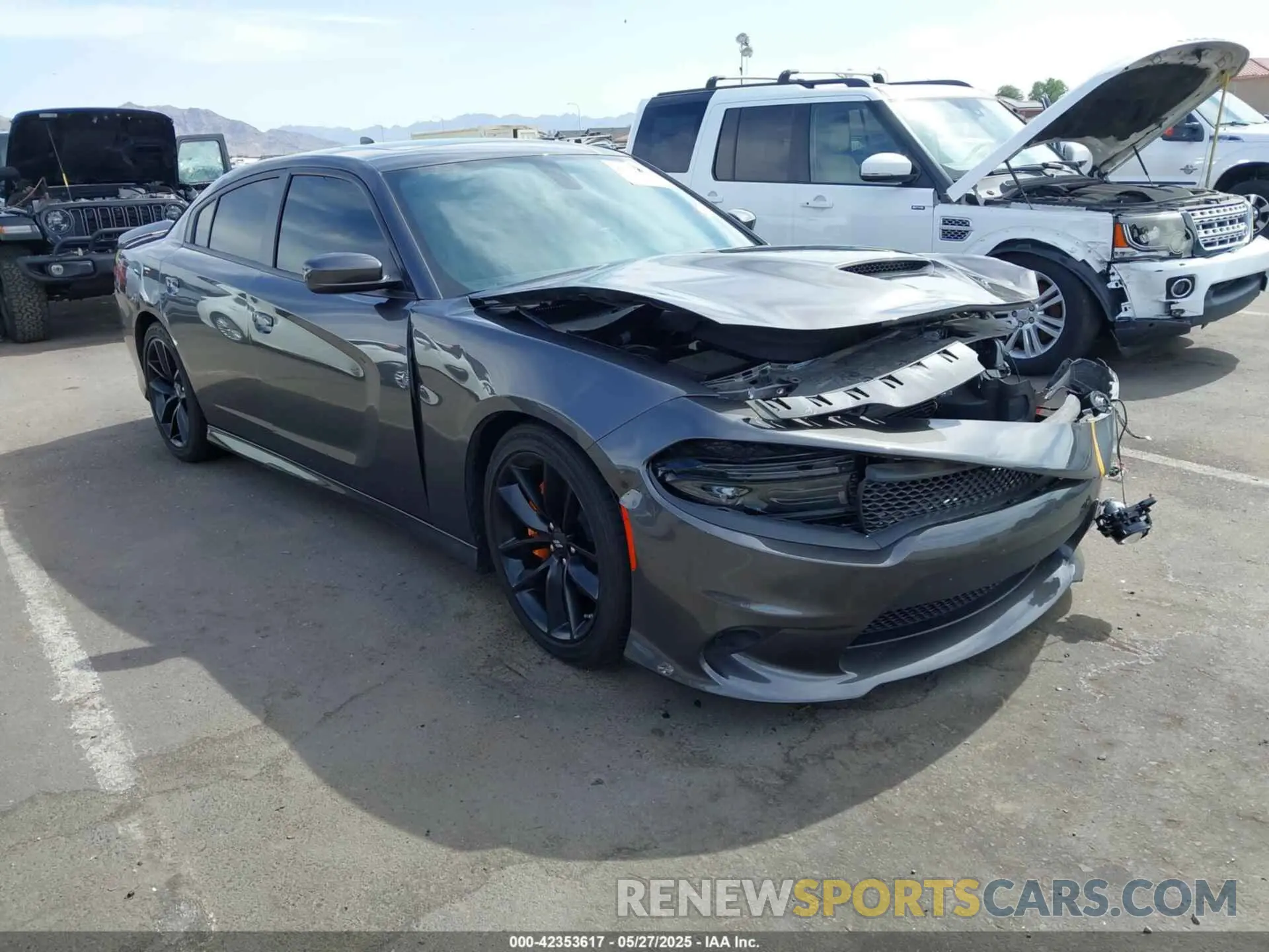 1 Photograph of a damaged car 2C3CDXHG3NH124024 DODGE CHARGER 2022