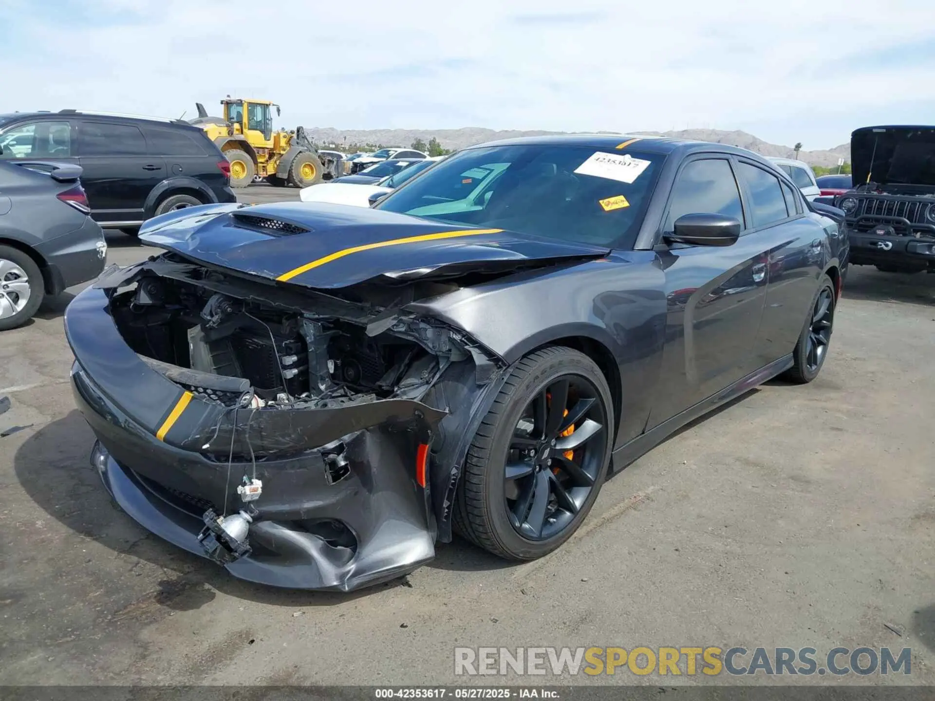 6 Photograph of a damaged car 2C3CDXHG3NH124024 DODGE CHARGER 2022