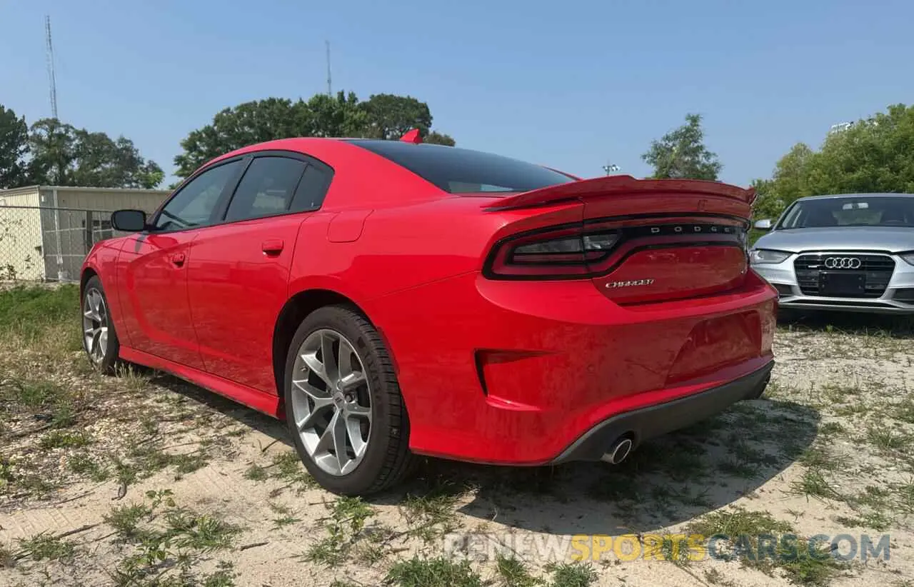 3 Photograph of a damaged car 2C3CDXHG4NH152222 DODGE CHARGER 2022