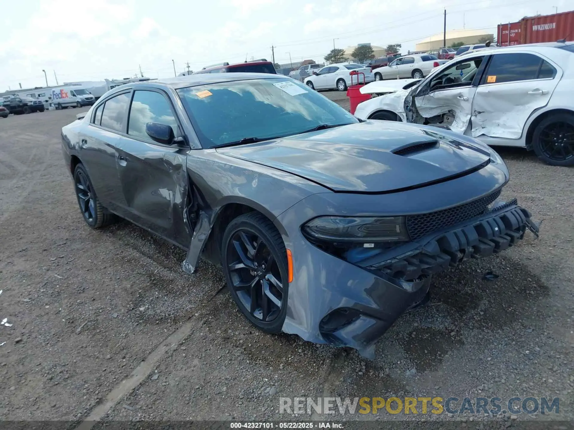 1 Photograph of a damaged car 2C3CDXHG4NH157775 DODGE CHARGER 2022