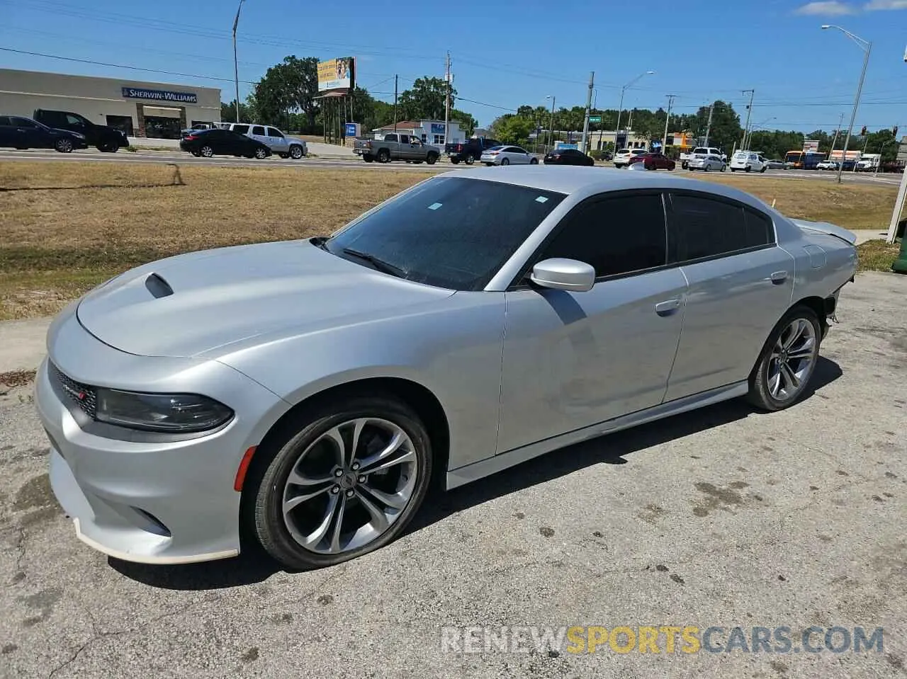 2 Photograph of a damaged car 2C3CDXHG5NH106172 DODGE CHARGER 2022