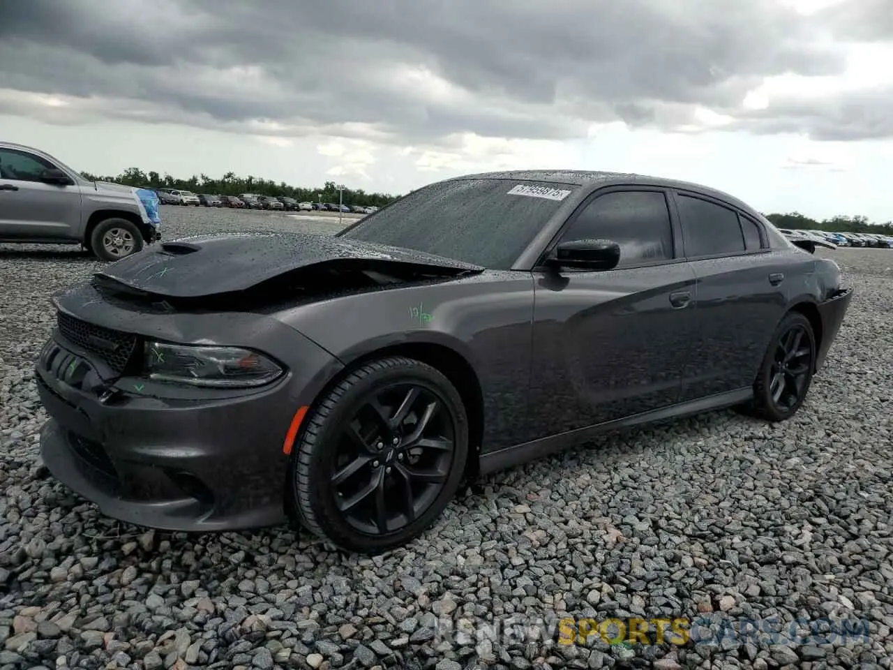 1 Photograph of a damaged car 2C3CDXHG5NH138376 DODGE CHARGER 2022
