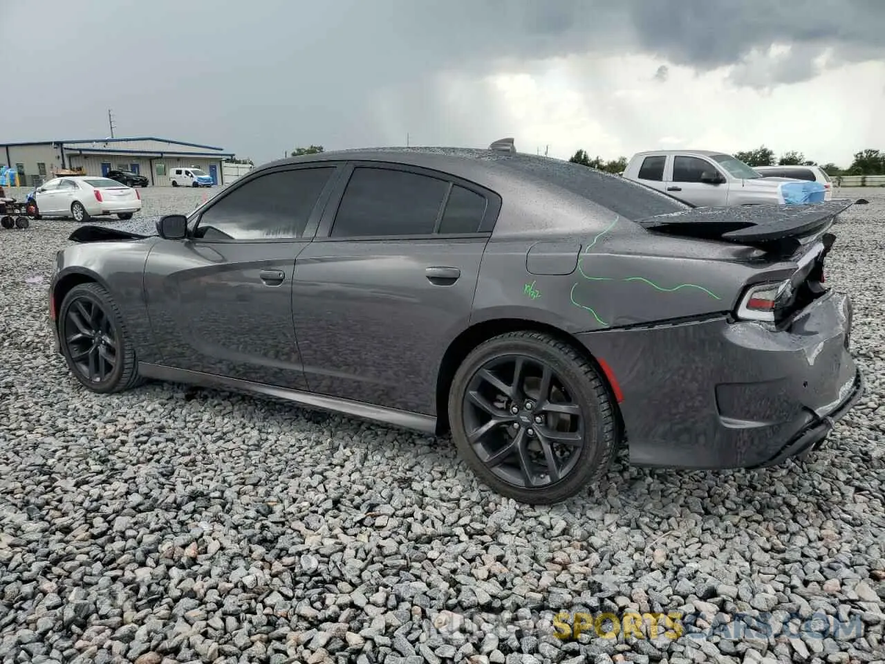 2 Photograph of a damaged car 2C3CDXHG5NH138376 DODGE CHARGER 2022