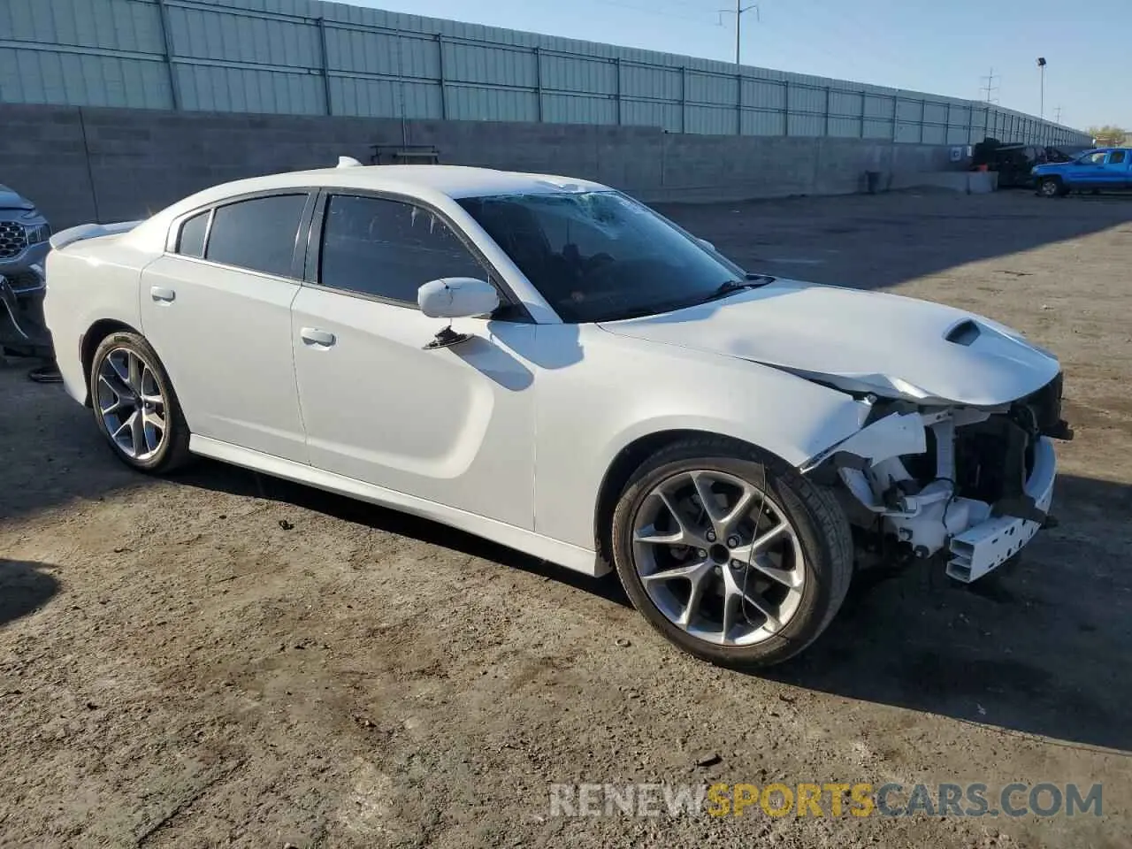 4 Photograph of a damaged car 2C3CDXHG5NH208720 DODGE CHARGER 2022