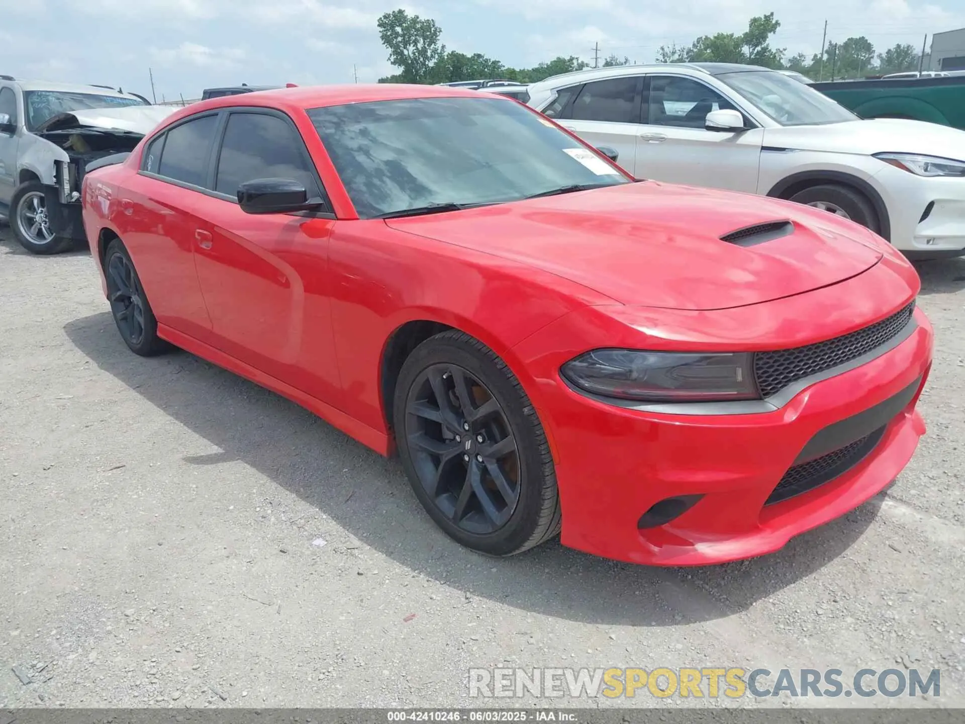 1 Photograph of a damaged car 2C3CDXHG6NH126737 DODGE CHARGER 2022
