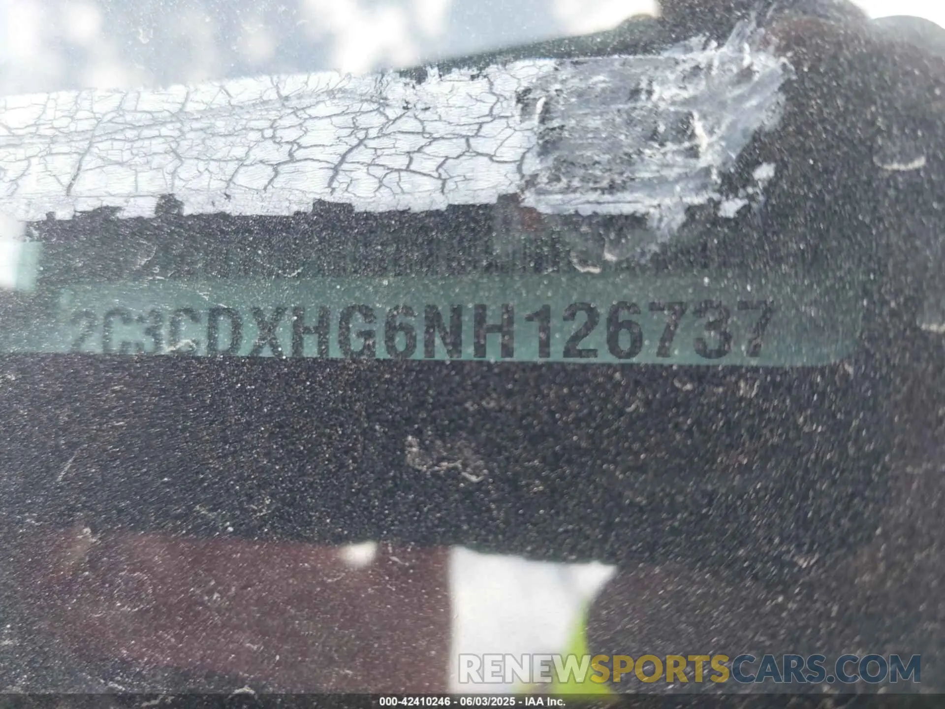 9 Photograph of a damaged car 2C3CDXHG6NH126737 DODGE CHARGER 2022