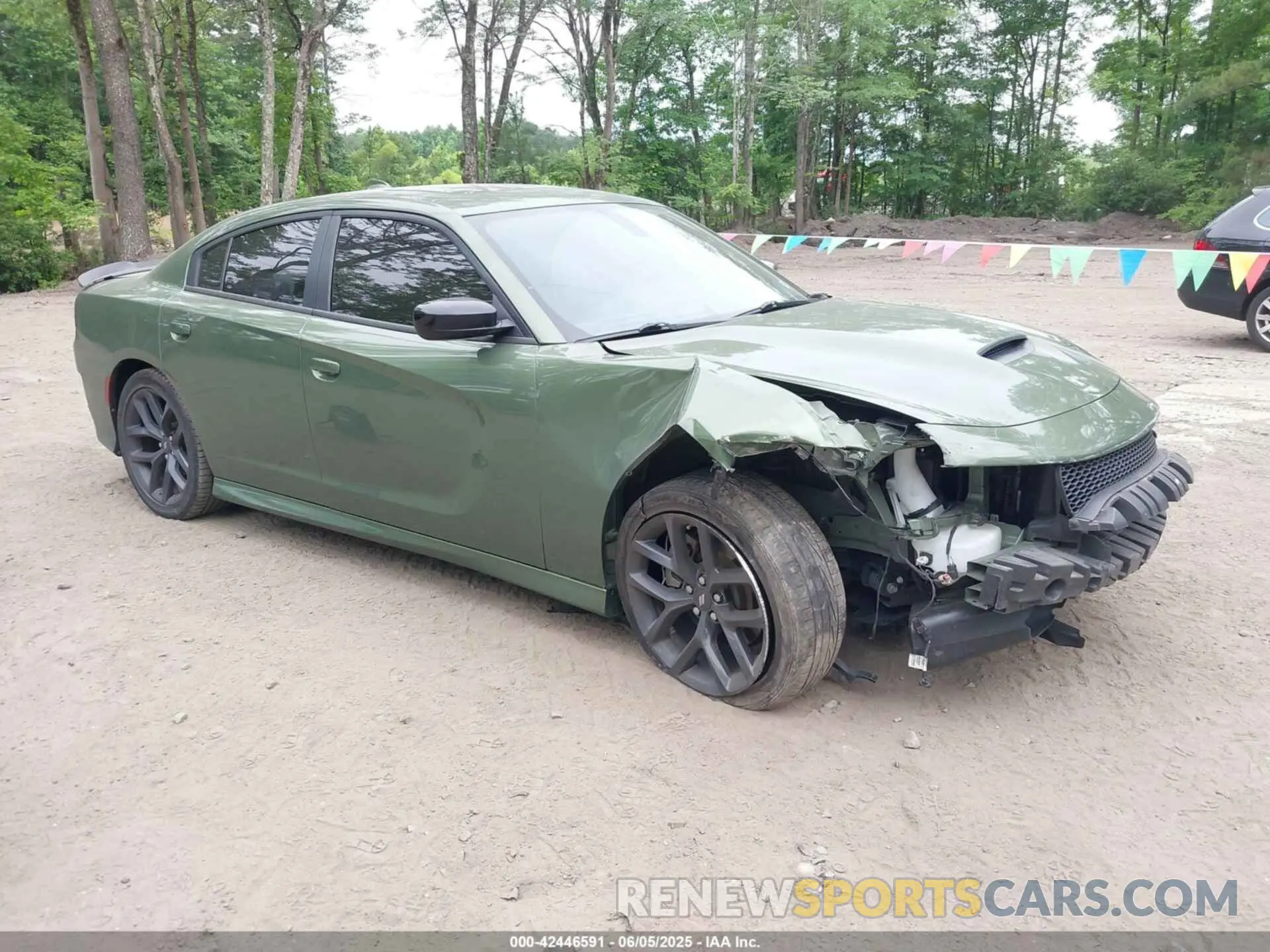 1 Photograph of a damaged car 2C3CDXHG6NH213277 DODGE CHARGER 2022