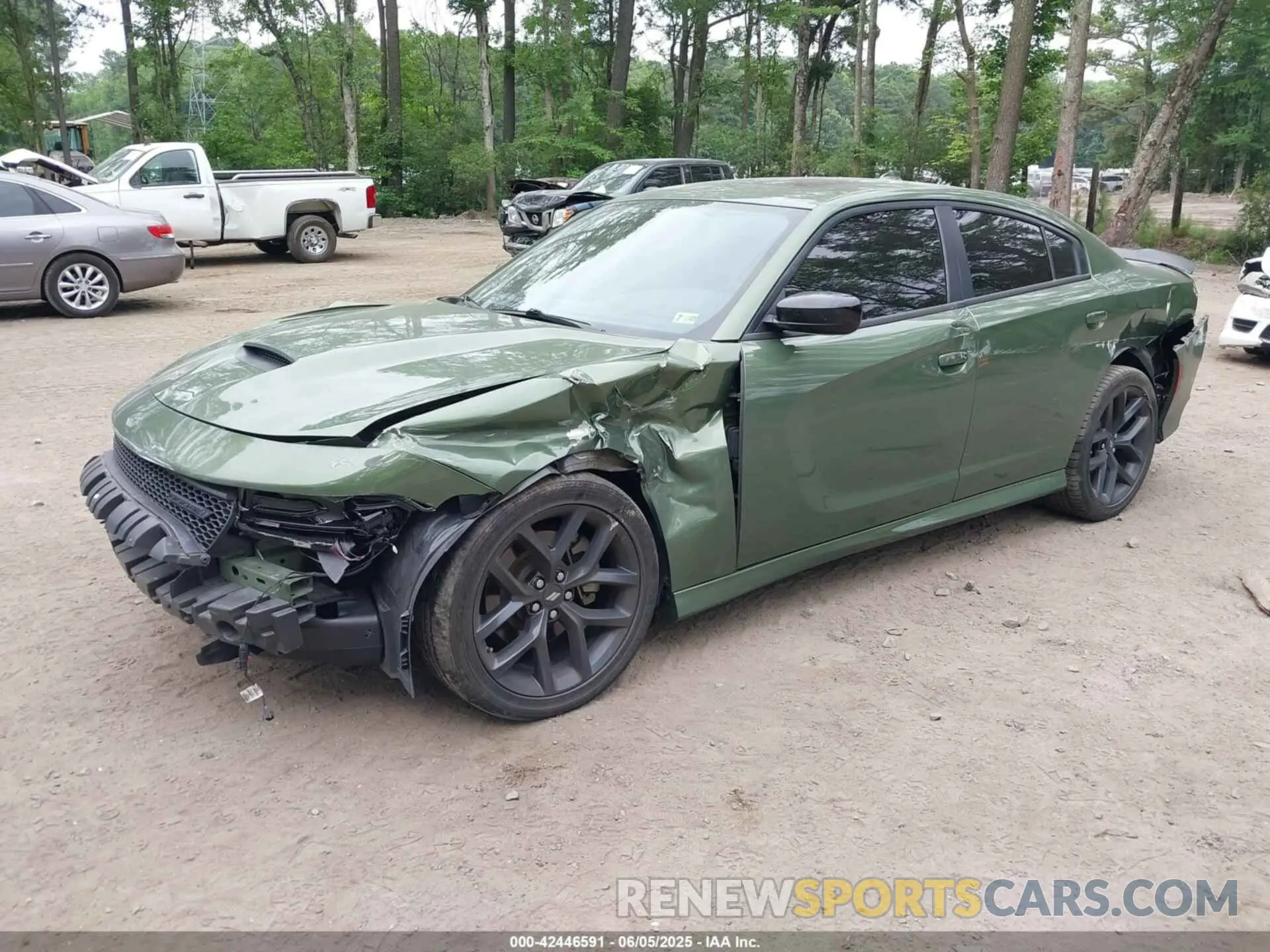 2 Photograph of a damaged car 2C3CDXHG6NH213277 DODGE CHARGER 2022
