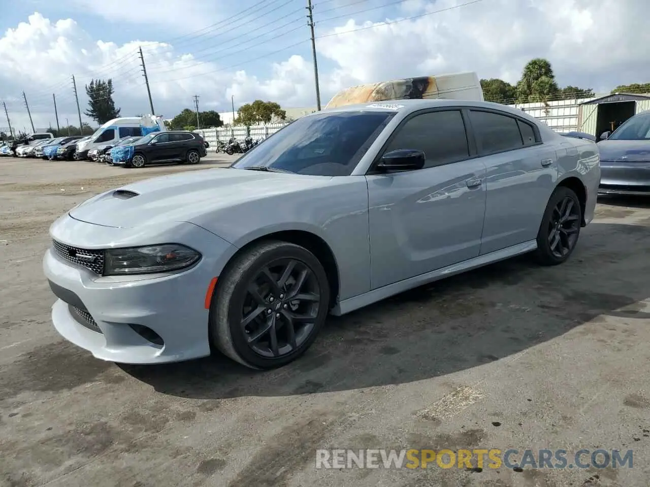 1 Photograph of a damaged car 2C3CDXHG6NH213585 DODGE CHARGER 2022