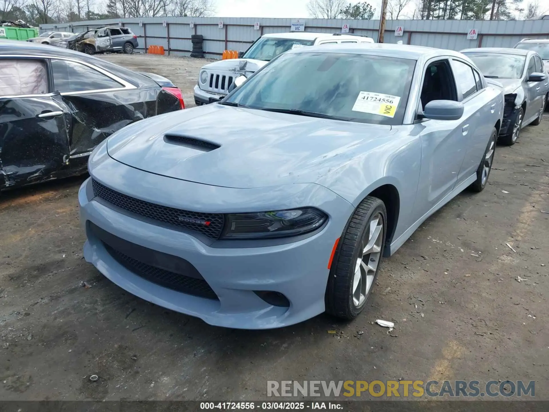 2 Photograph of a damaged car 2C3CDXHG7NH107131 DODGE CHARGER 2022