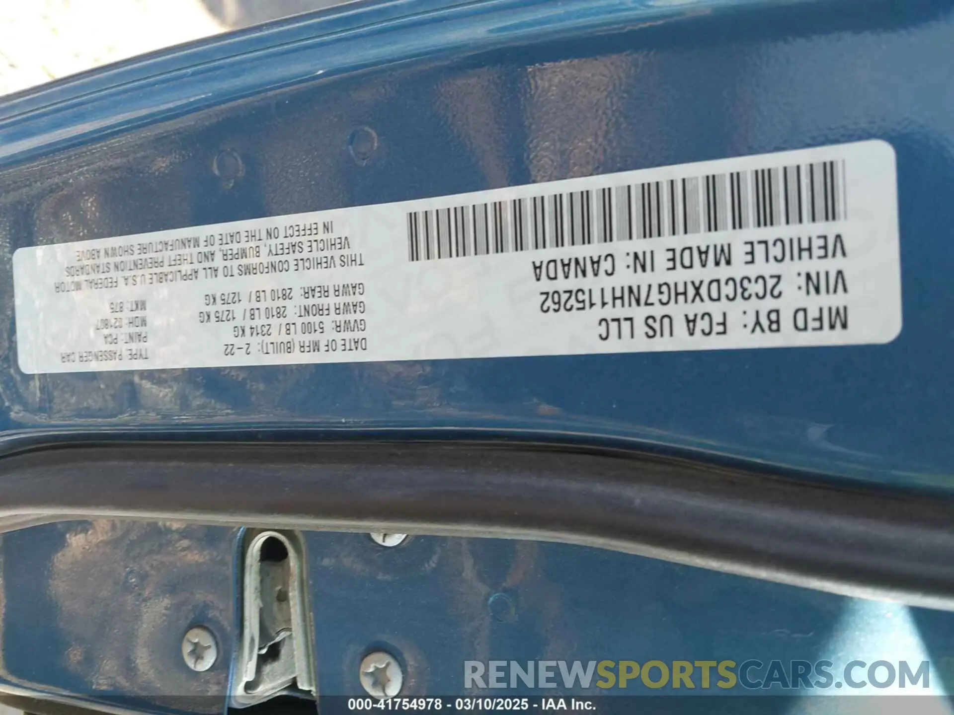 9 Photograph of a damaged car 2C3CDXHG7NH115262 DODGE CHARGER 2022