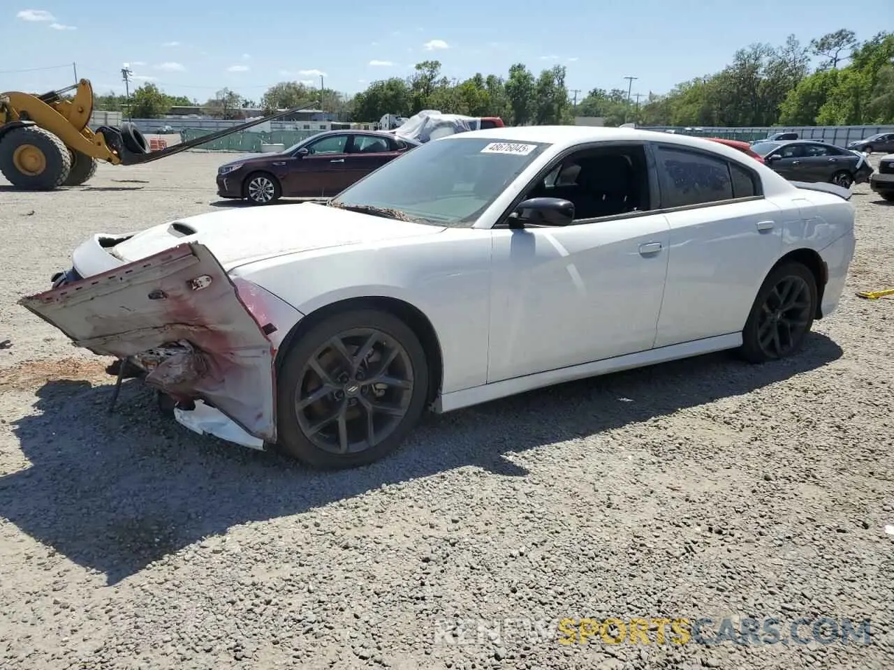 1 Photograph of a damaged car 2C3CDXHG7NH115343 DODGE CHARGER 2022