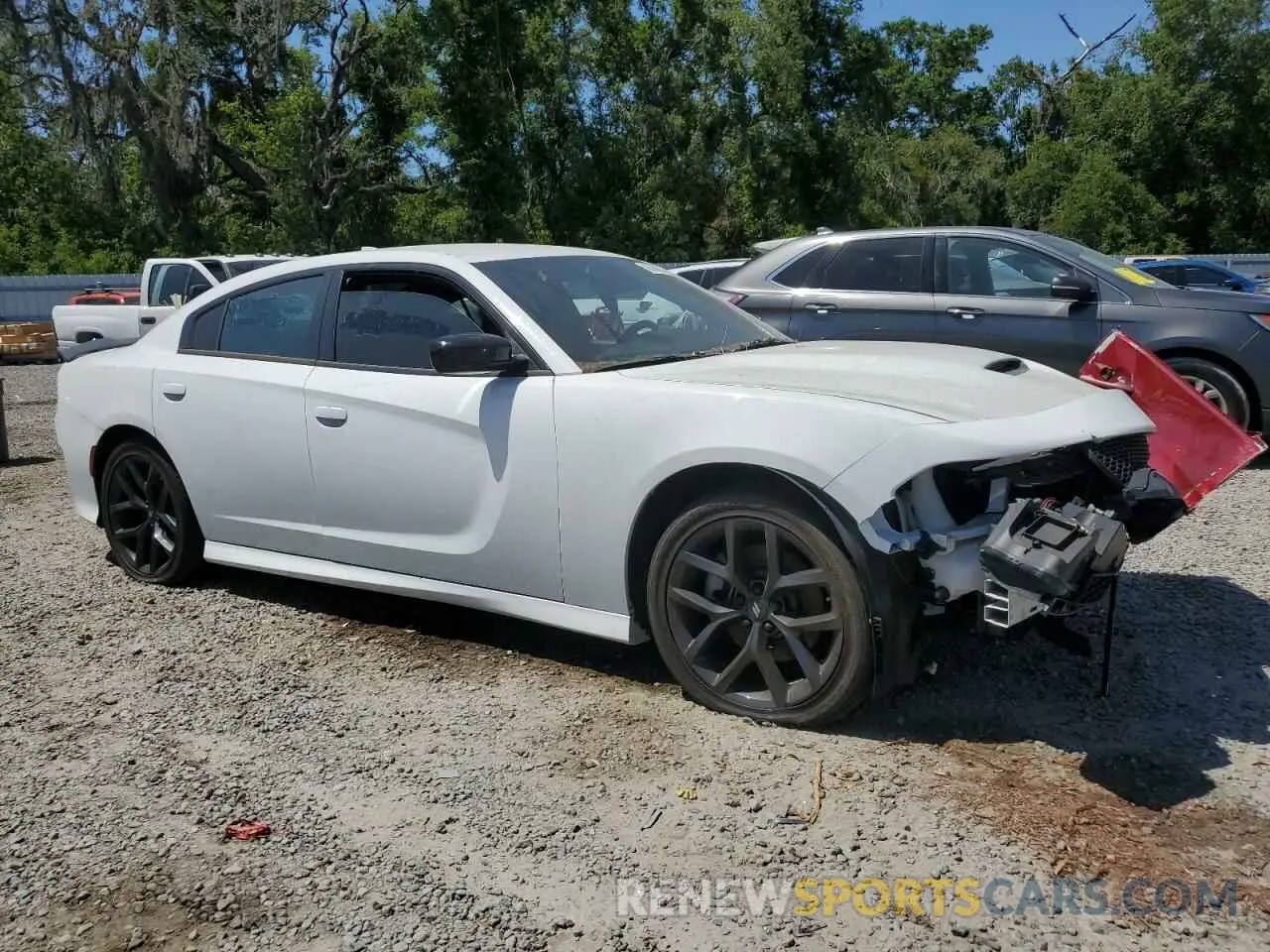 4 Photograph of a damaged car 2C3CDXHG7NH115343 DODGE CHARGER 2022
