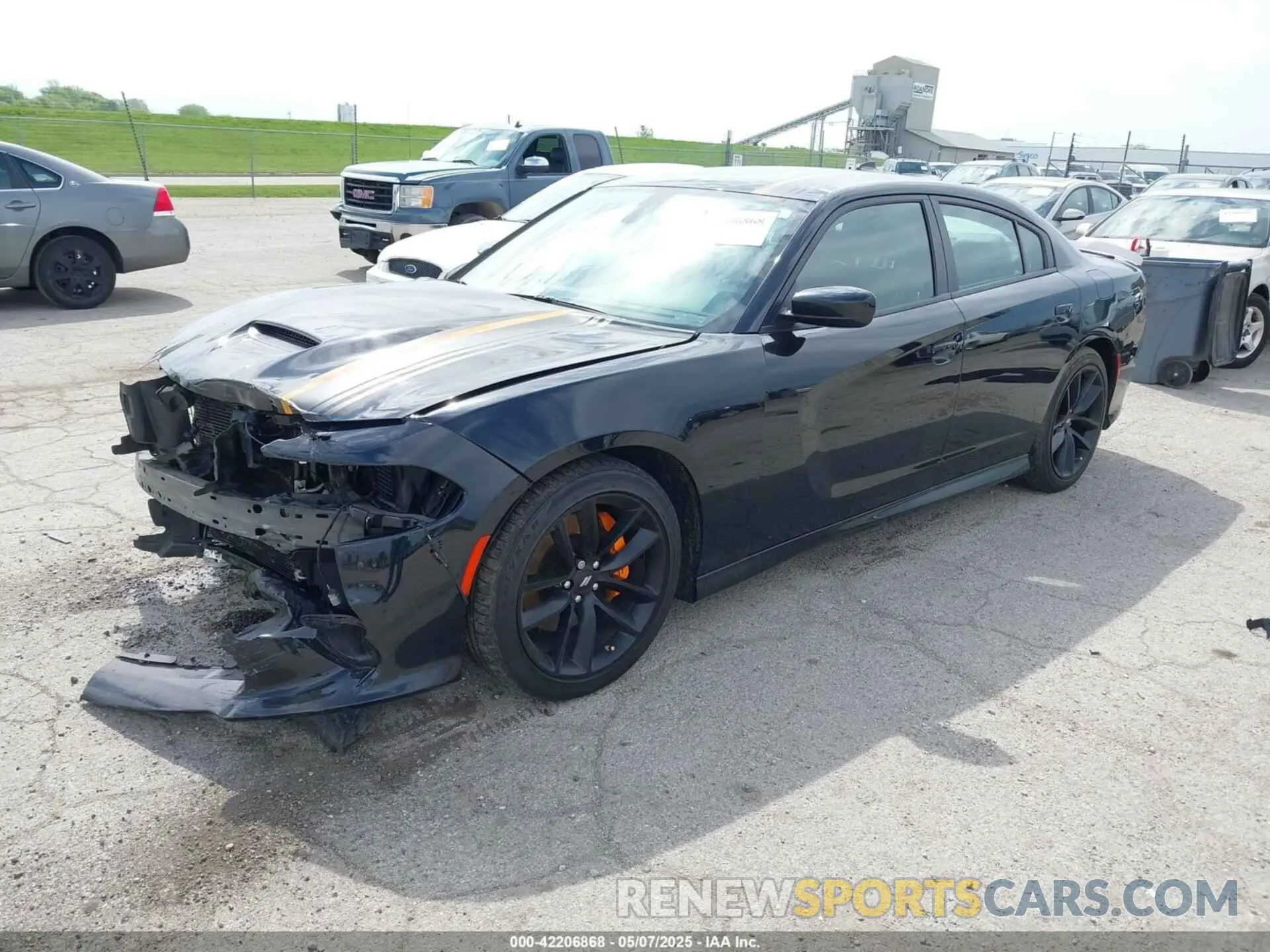 2 Photograph of a damaged car 2C3CDXHG7NH148472 DODGE CHARGER 2022
