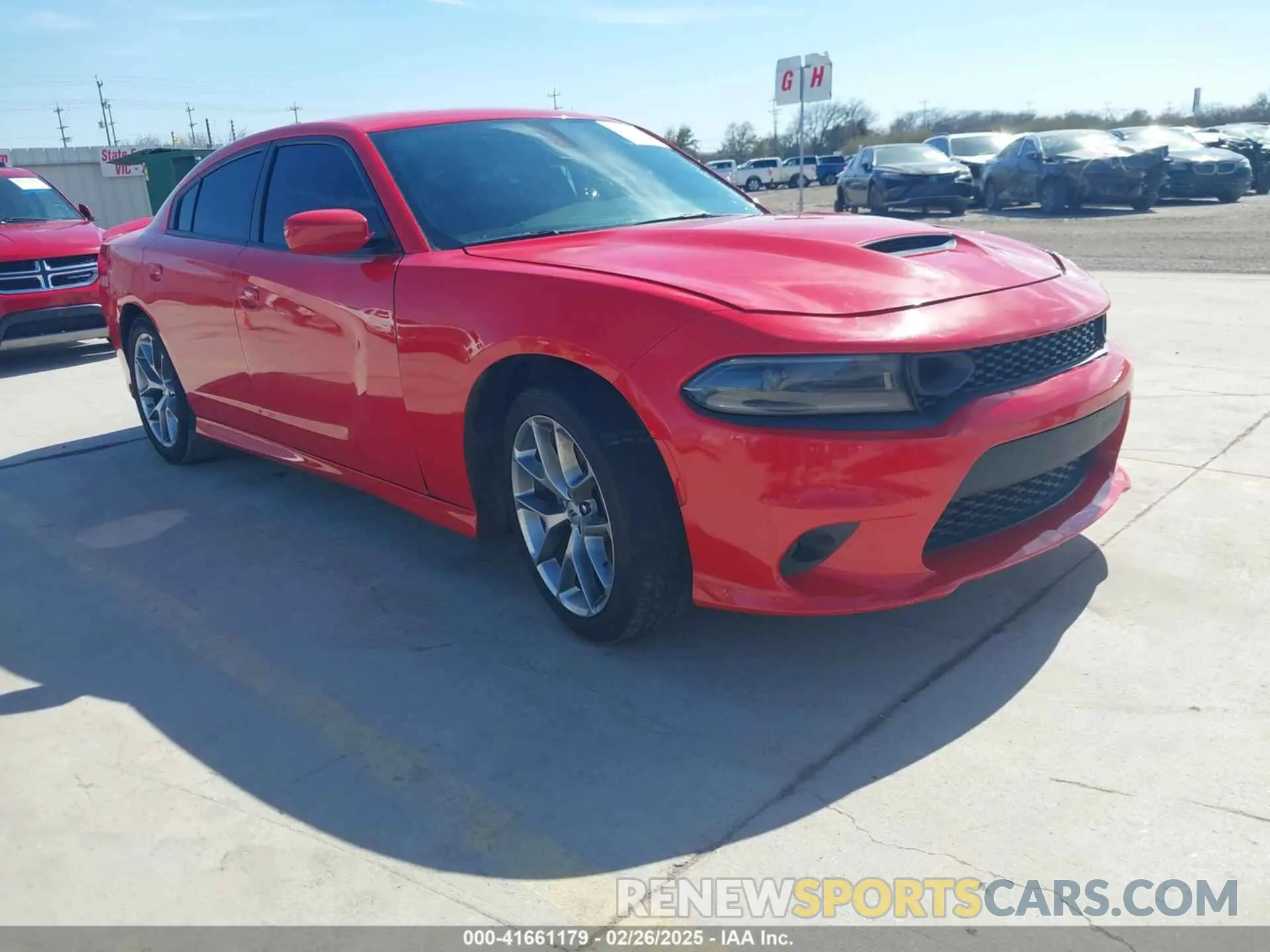 1 Photograph of a damaged car 2C3CDXHG7NH176160 DODGE CHARGER 2022