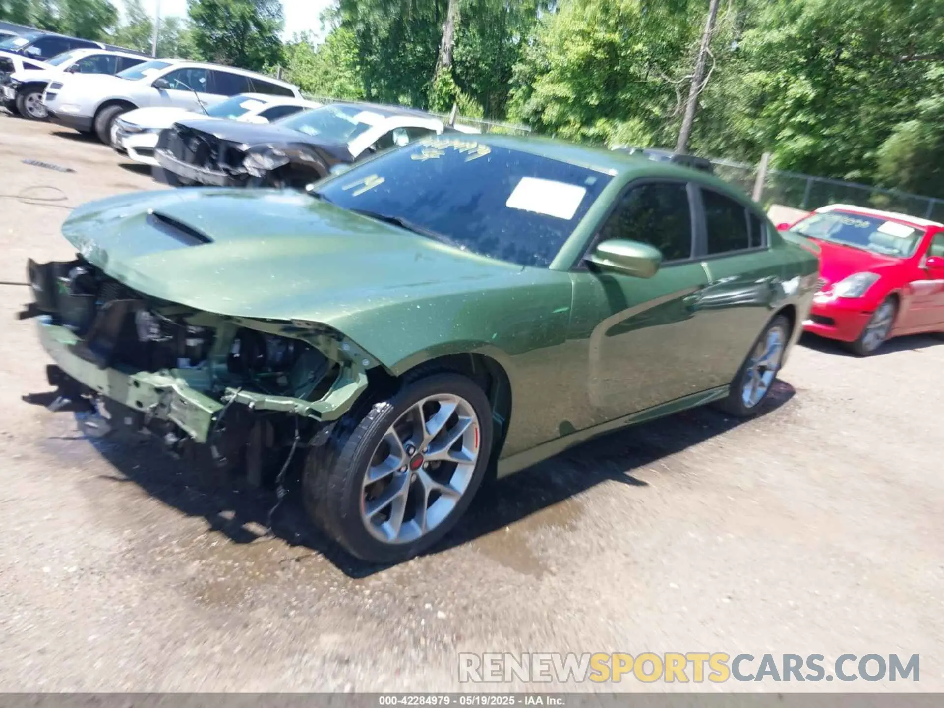 2 Photograph of a damaged car 2C3CDXHG8NH115173 DODGE CHARGER 2022