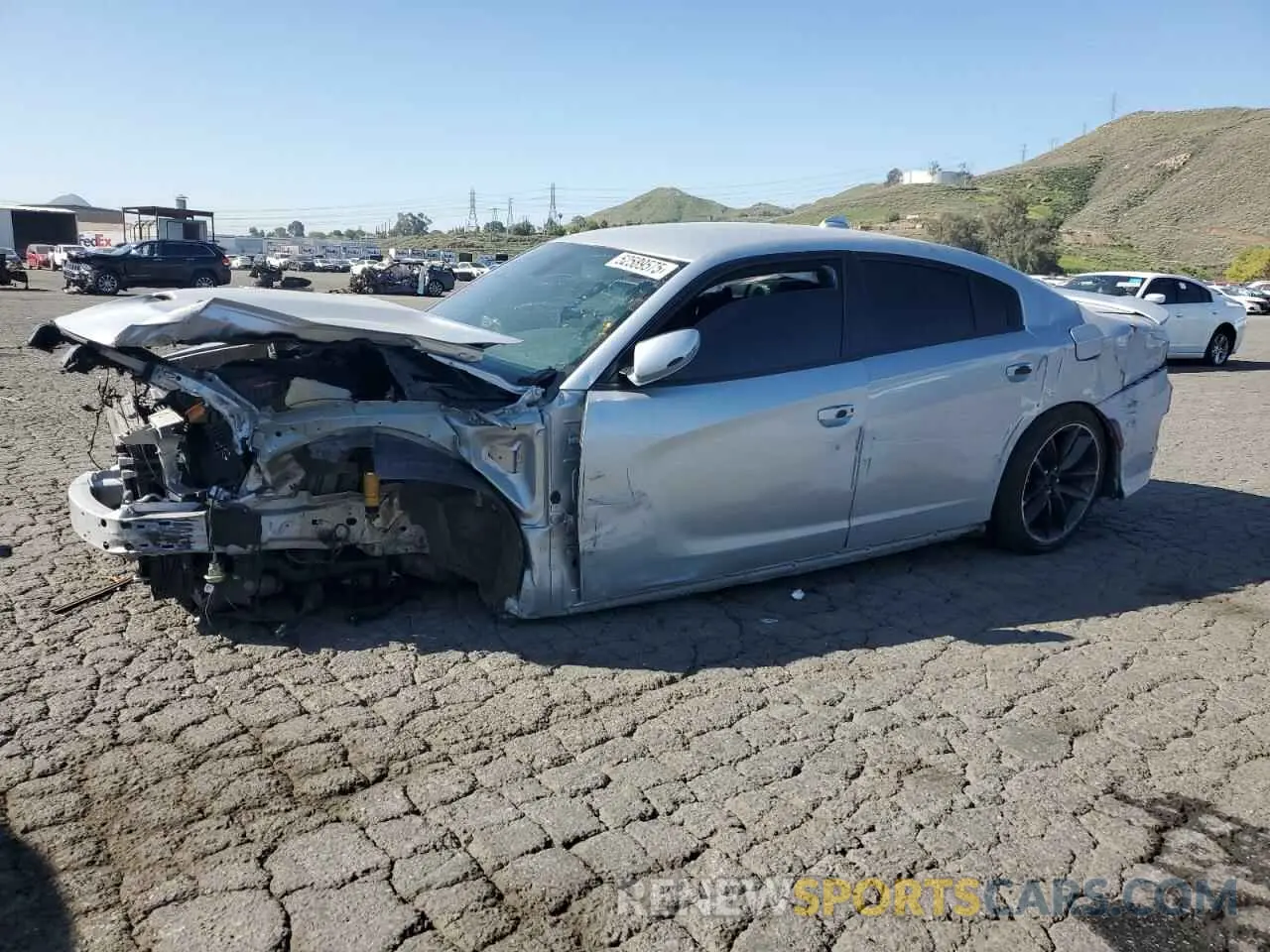 1 Photograph of a damaged car 2C3CDXHG8NH130451 DODGE CHARGER 2022