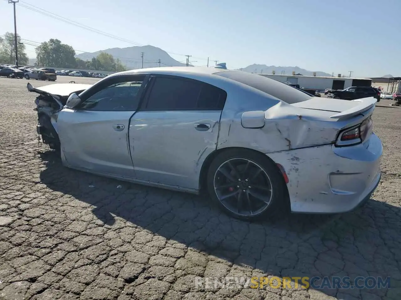 2 Photograph of a damaged car 2C3CDXHG8NH130451 DODGE CHARGER 2022