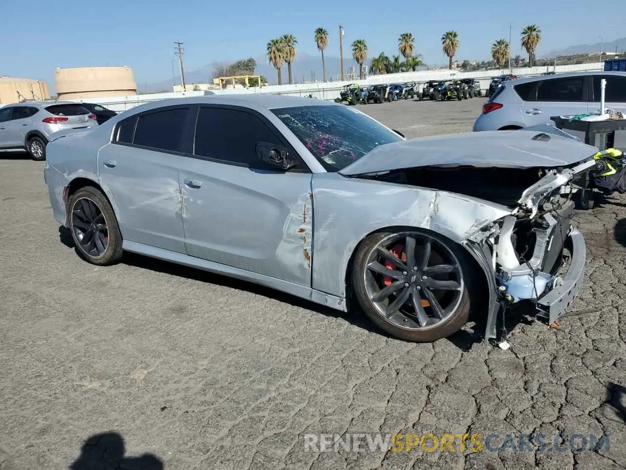 4 Photograph of a damaged car 2C3CDXHG8NH130451 DODGE CHARGER 2022