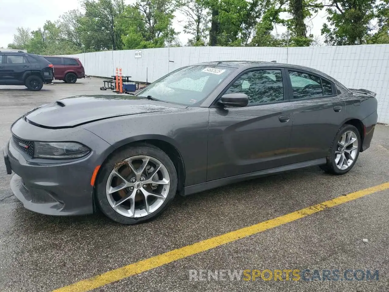 1 Photograph of a damaged car 2C3CDXHG8NH157004 DODGE CHARGER 2022