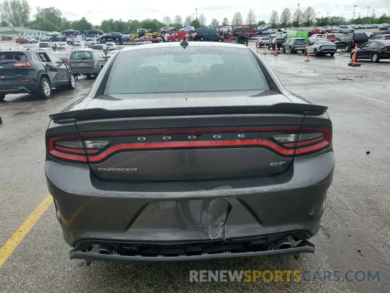 6 Photograph of a damaged car 2C3CDXHG8NH157004 DODGE CHARGER 2022