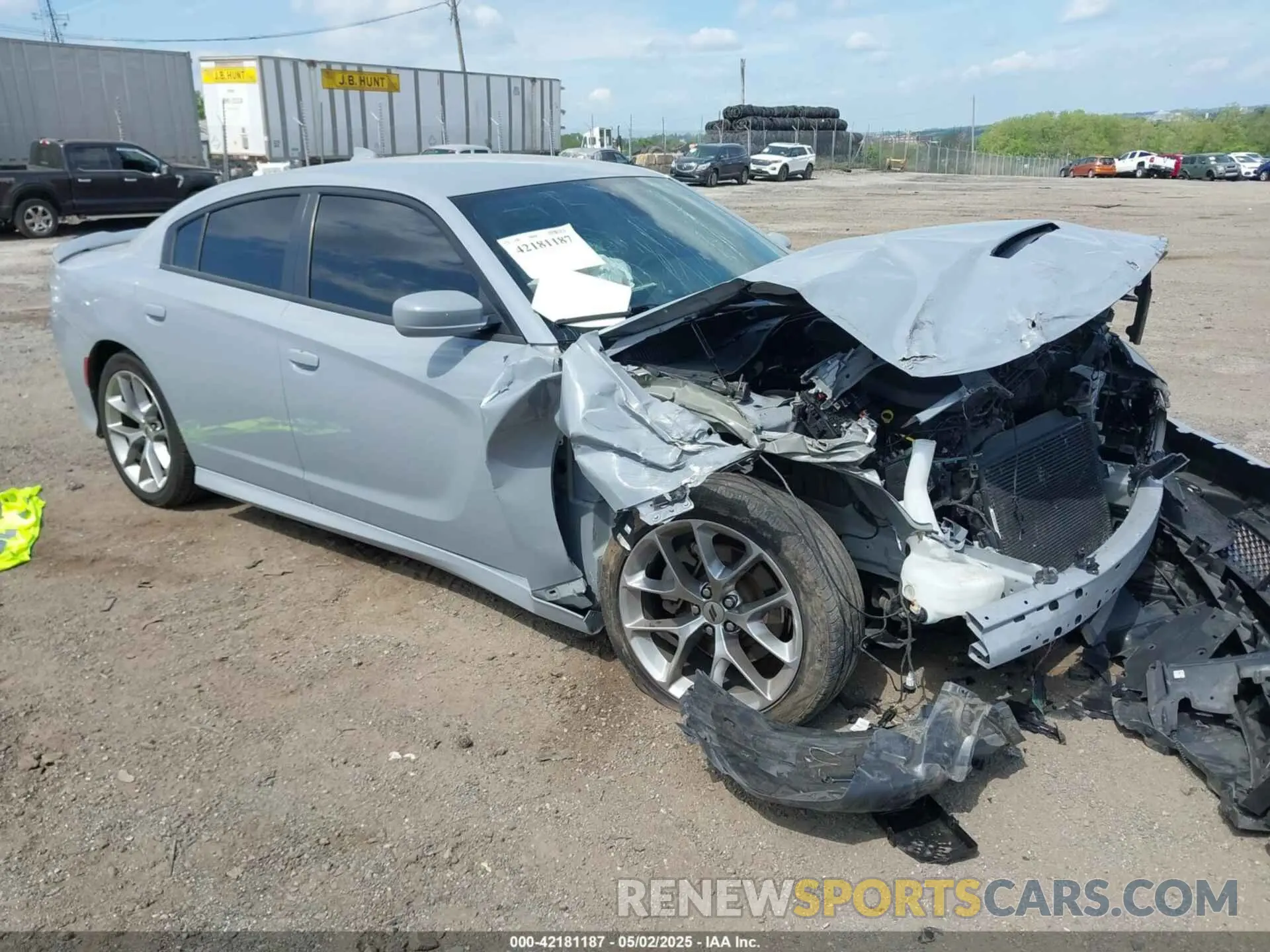 1 Photograph of a damaged car 2C3CDXHG8NH157312 DODGE CHARGER 2022
