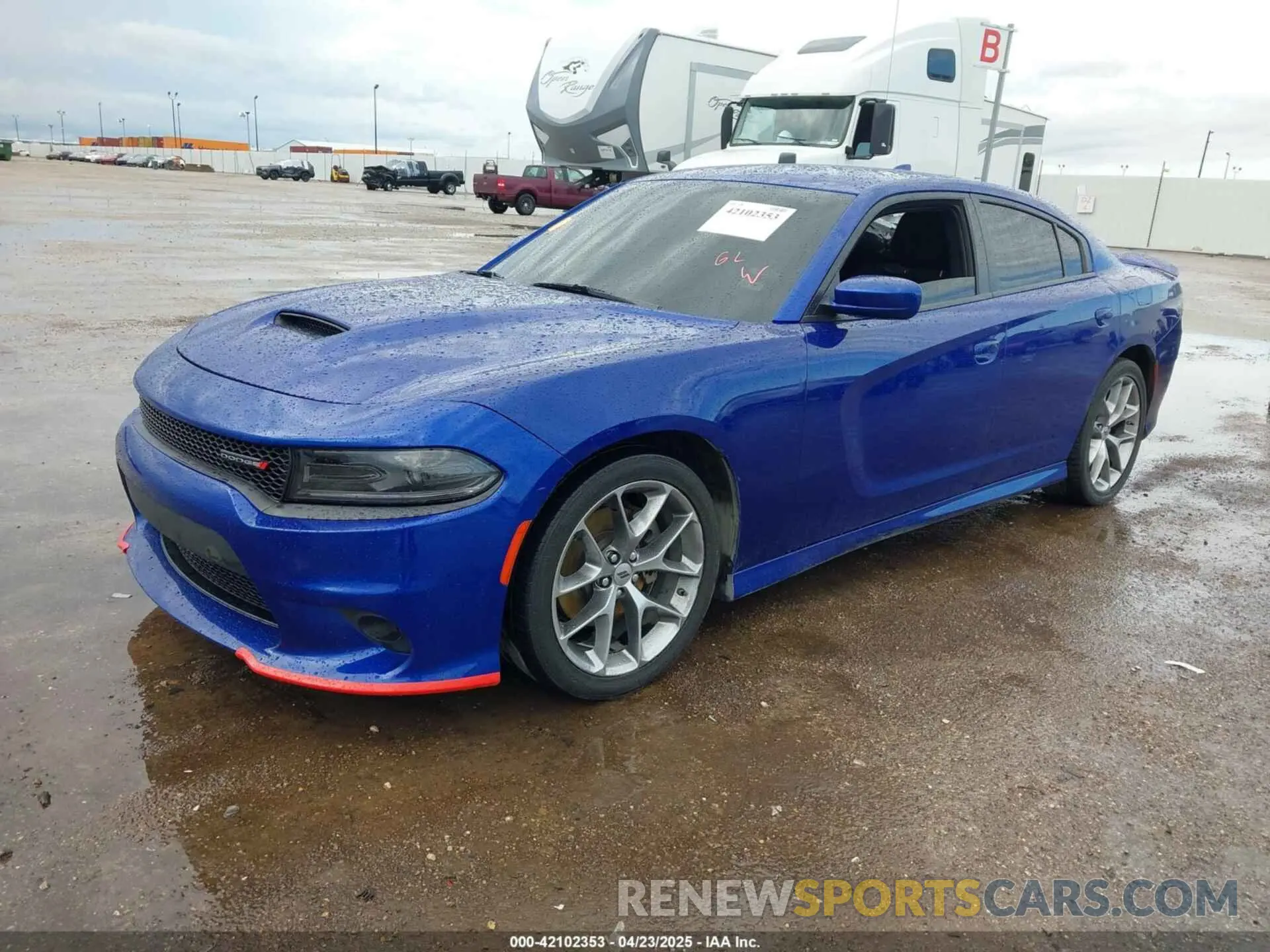 2 Photograph of a damaged car 2C3CDXHG8NH189032 DODGE CHARGER 2022