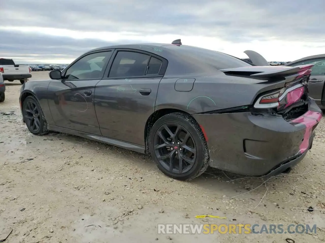 2 Photograph of a damaged car 2C3CDXHG8NH206170 DODGE CHARGER 2022