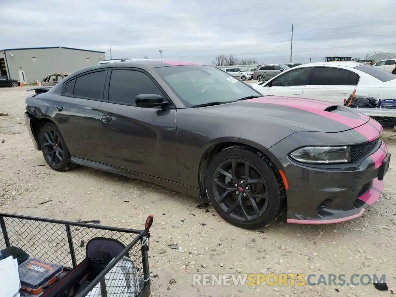 4 Photograph of a damaged car 2C3CDXHG8NH206170 DODGE CHARGER 2022
