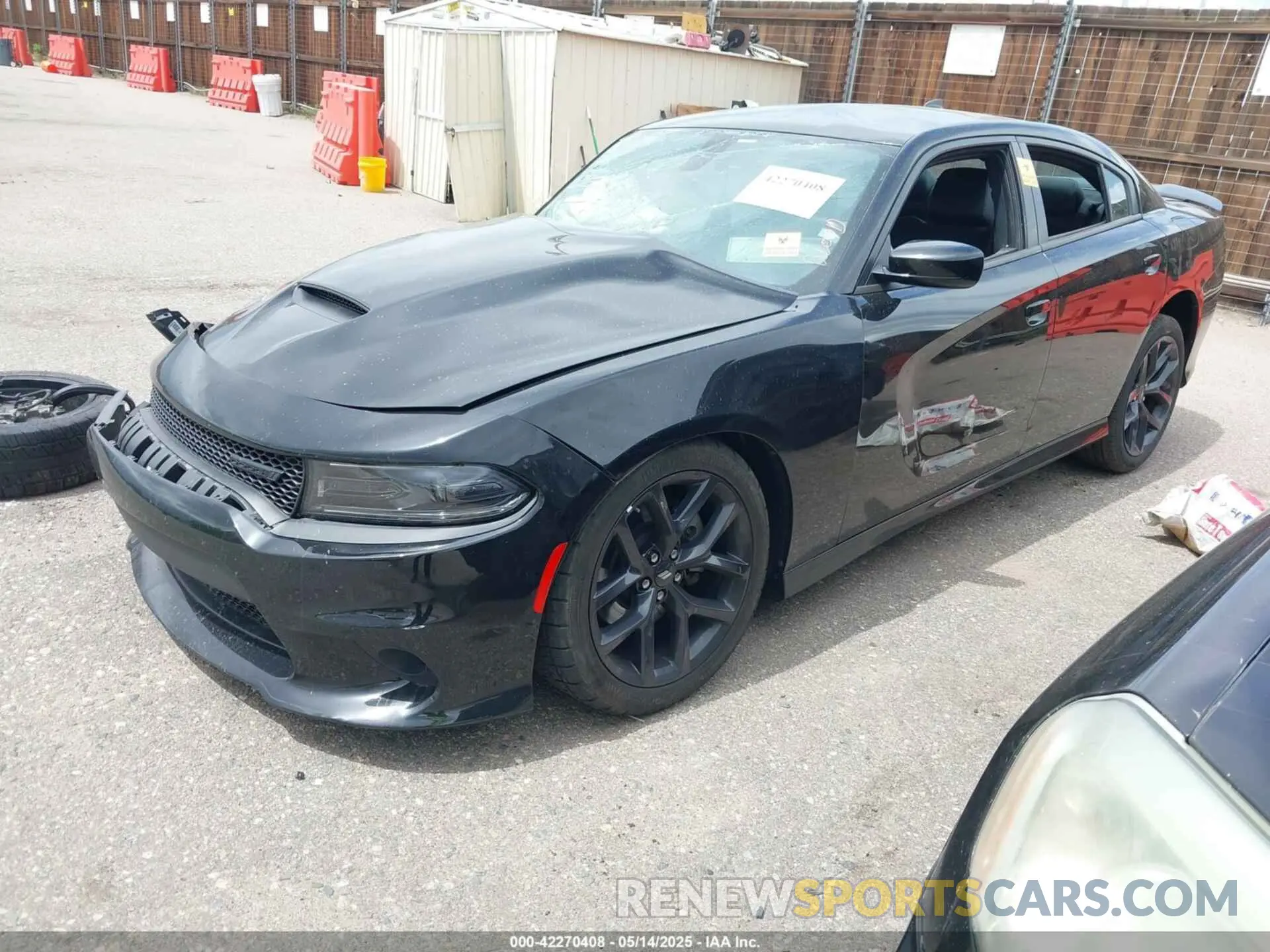2 Photograph of a damaged car 2C3CDXHG8NH244532 DODGE CHARGER 2022