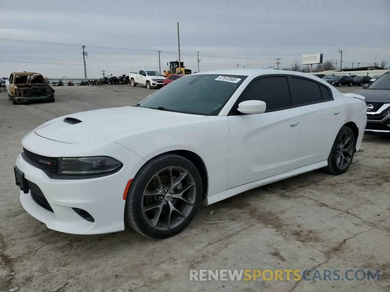 1 Photograph of a damaged car 2C3CDXHG9NH185958 DODGE CHARGER 2022
